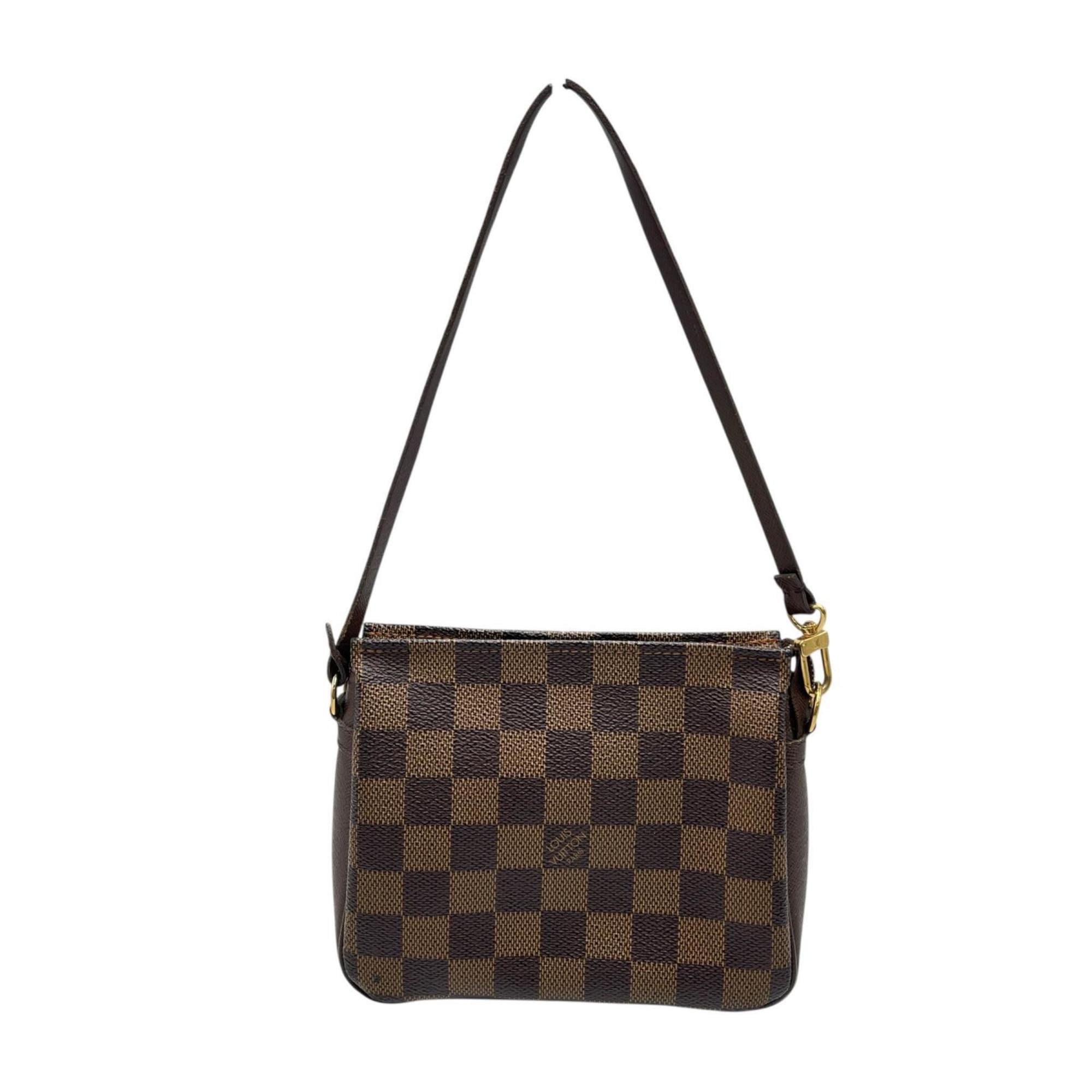 Louis Vuitton Brown Damier Canvas Handbag Pouch (Pre-Owned)