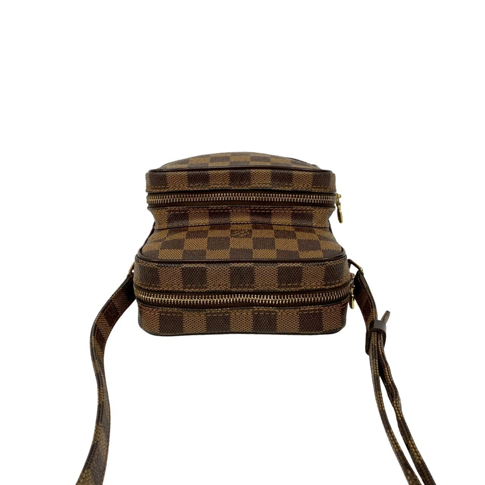 Louis Vuitton Brown Leather Pvc Pochette Shoulder Bag (Pre-Owned)