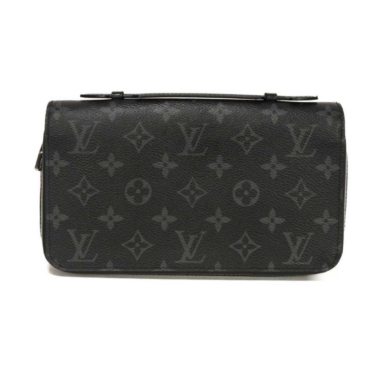 Louis Vuitton Black Monogram Eclipse Noir Monogram Eclipse Long Wallet (Bi-Fold) (Pre-Owned)