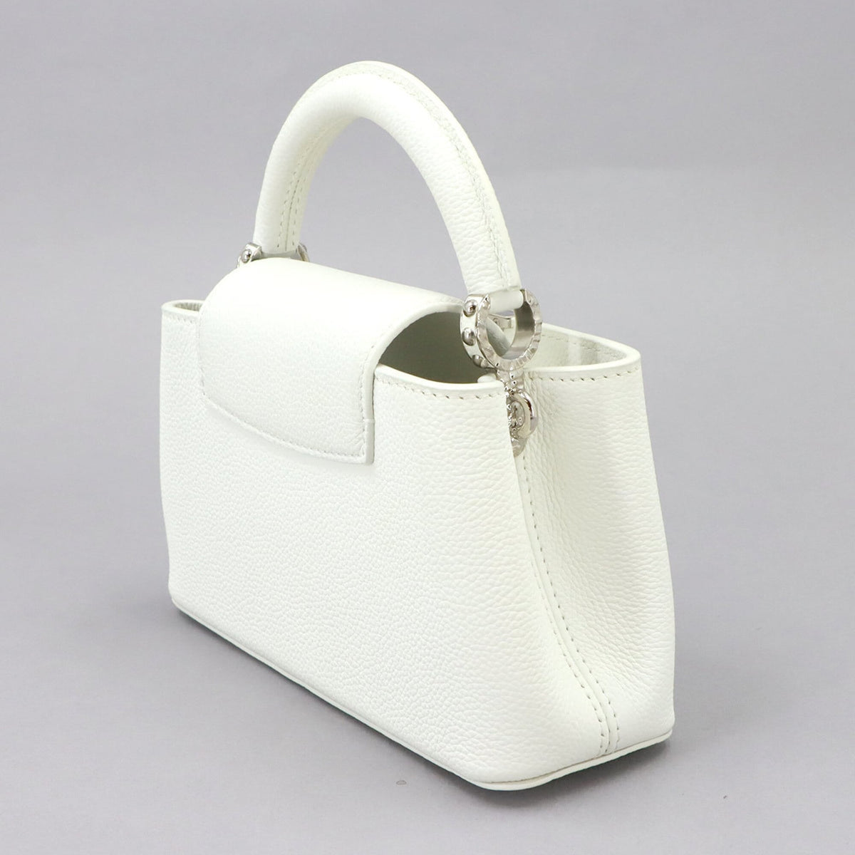 Louis Vuitton Capucines White Handbag (Pre-Owned)
