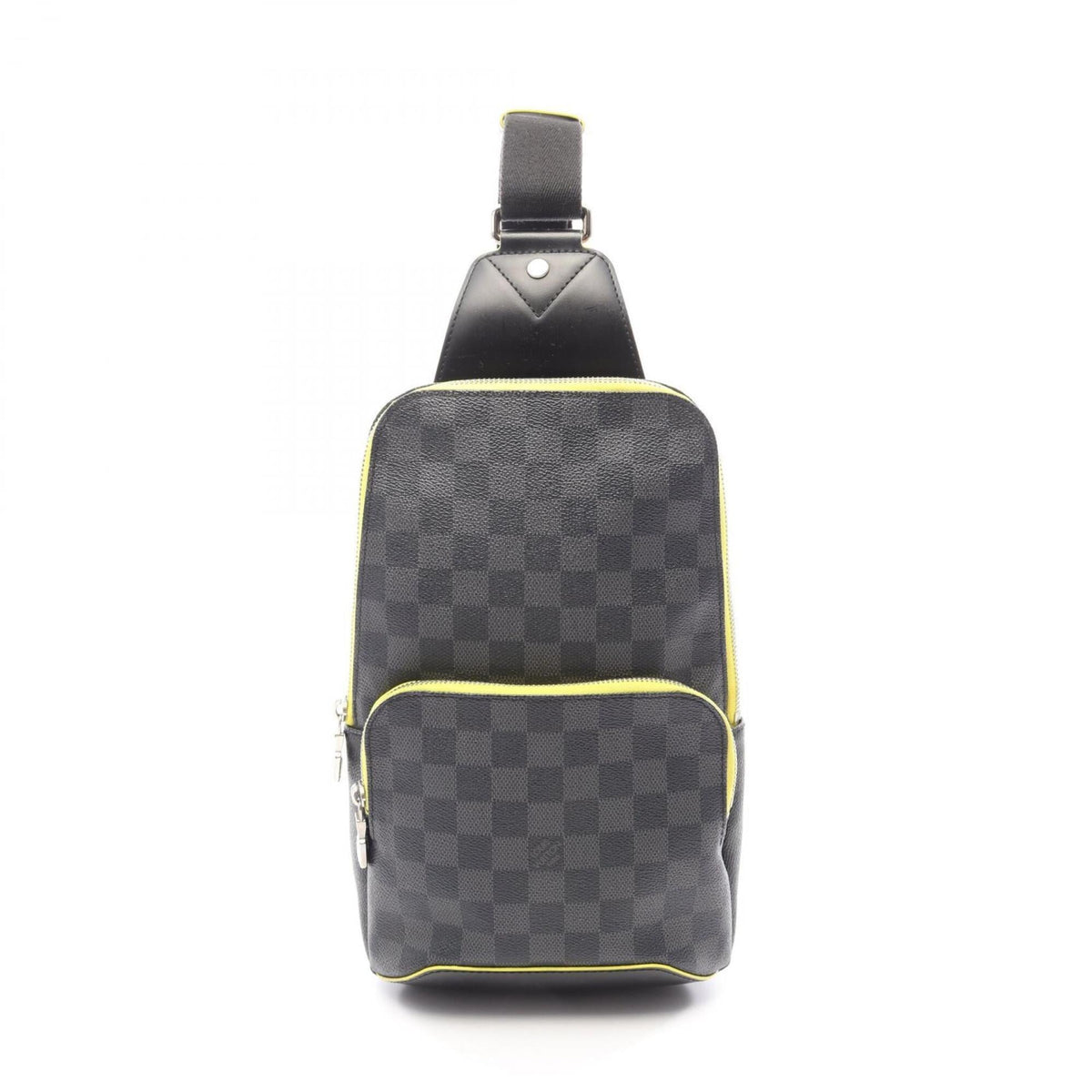Louis Vuitton Damier Graphite Black Coated Canvas Leather Fanny Pack Sling Bag (Pre-Owned)
