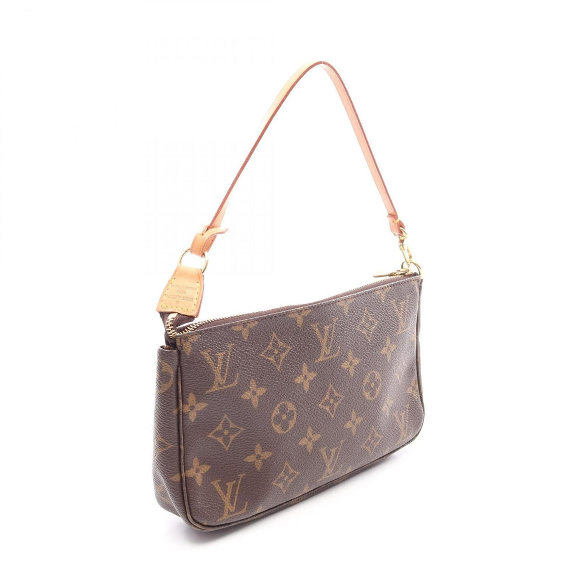Louis Vuitton Brown Coated Canvas Leather Handbag (Pre-Owned)