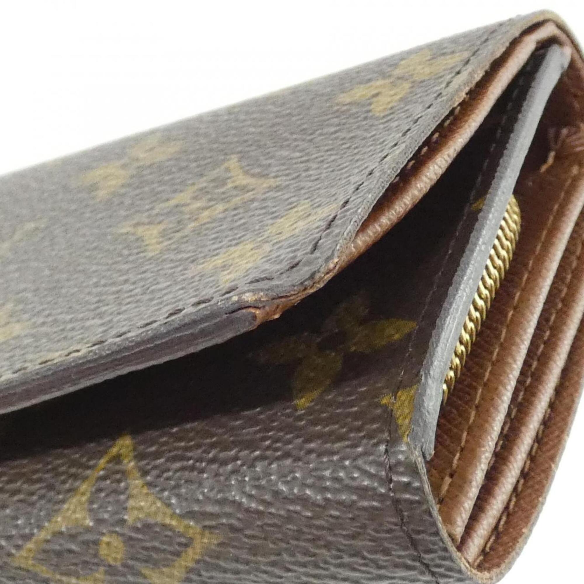 Louis Vuitton Marron Monogram Monogram Wallet (Bi-Fold) (Pre-Owned)