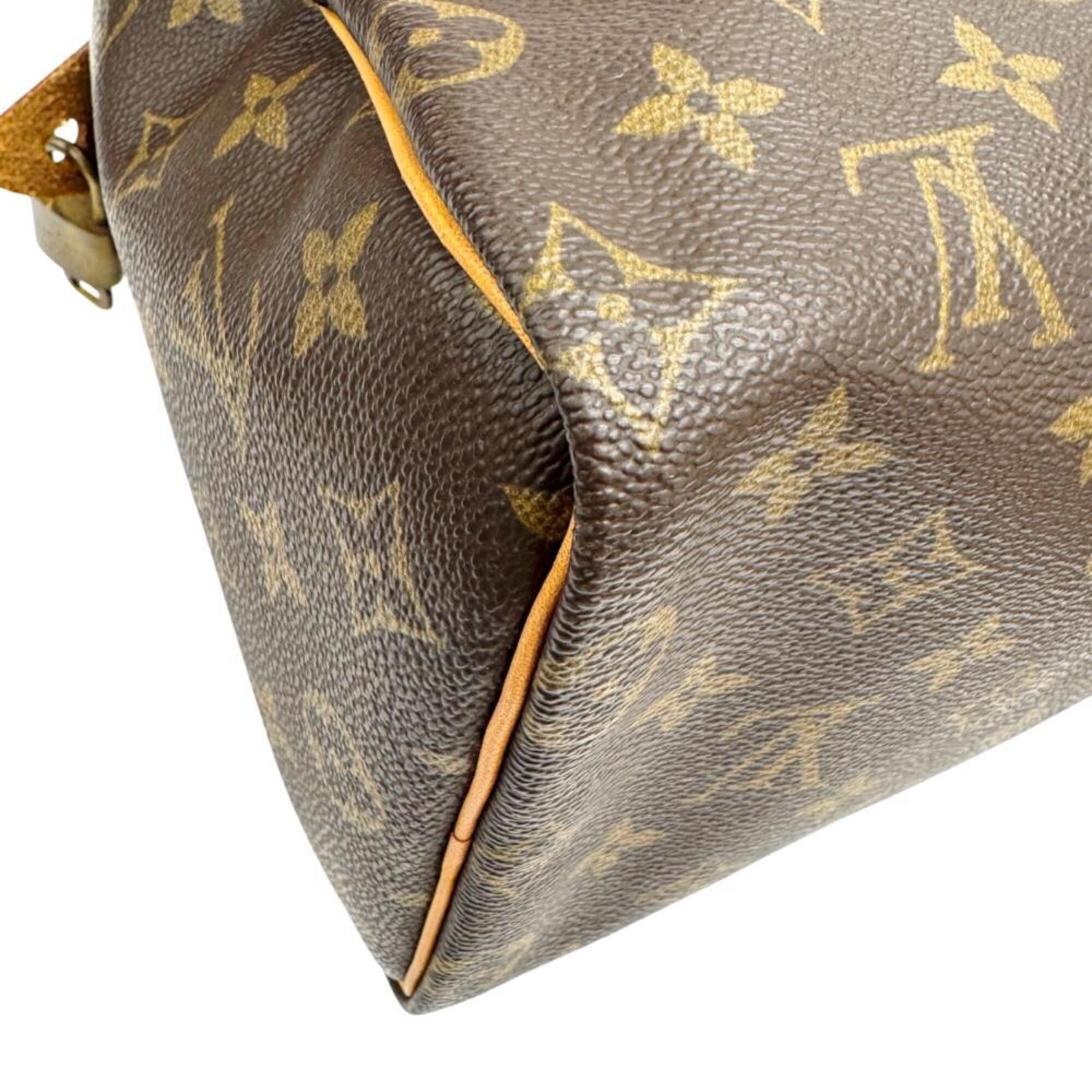 Louis Vuitton Monogram Brown Monogram Boston Bag Handbag (Pre-Owned)