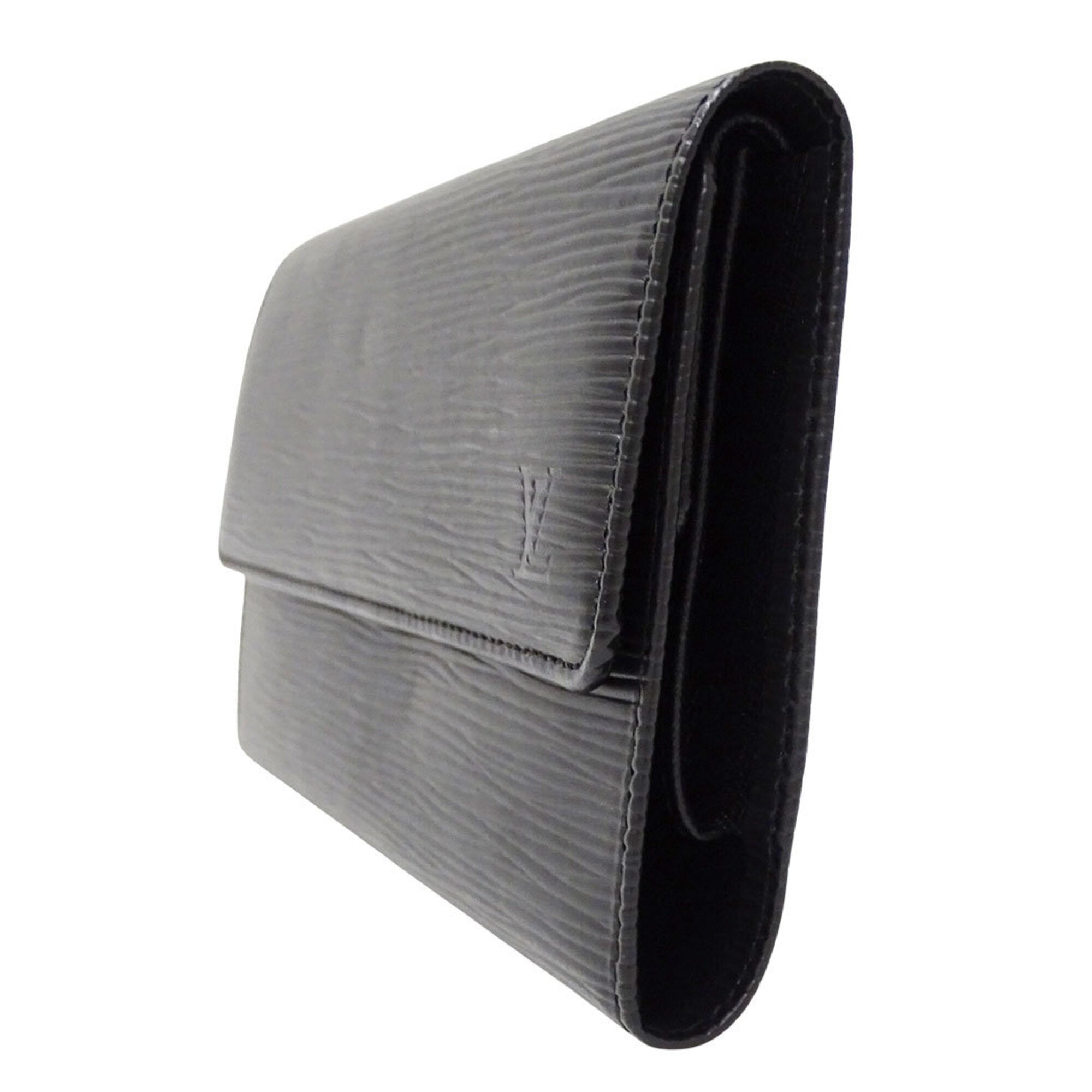 Louis Vuitton Black Galle Noir Epi Leather Long Wallet (Bi-Fold) (Pre-Owned)