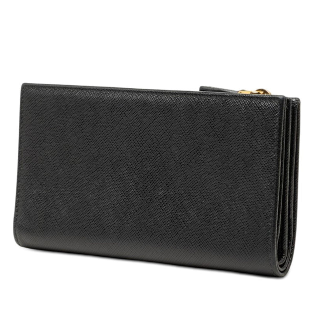 Prada Black Pink Leather Wallet (Bi-Fold) (Pre-Owned)