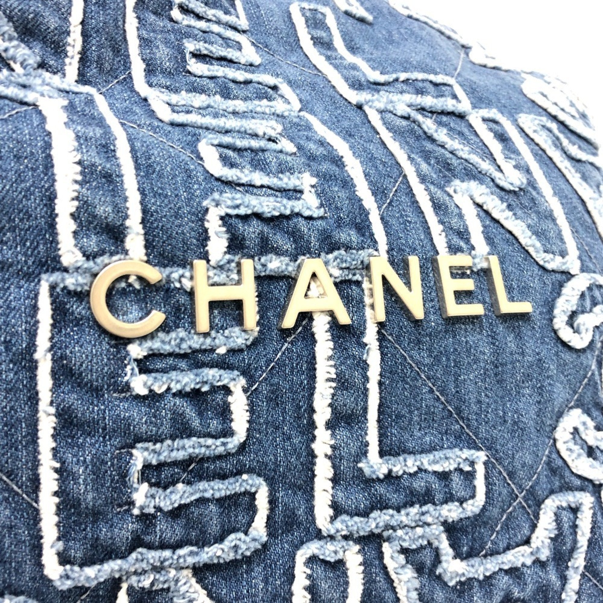 Chanel Blue Denim Shoulder Bag (Pre-Owned)