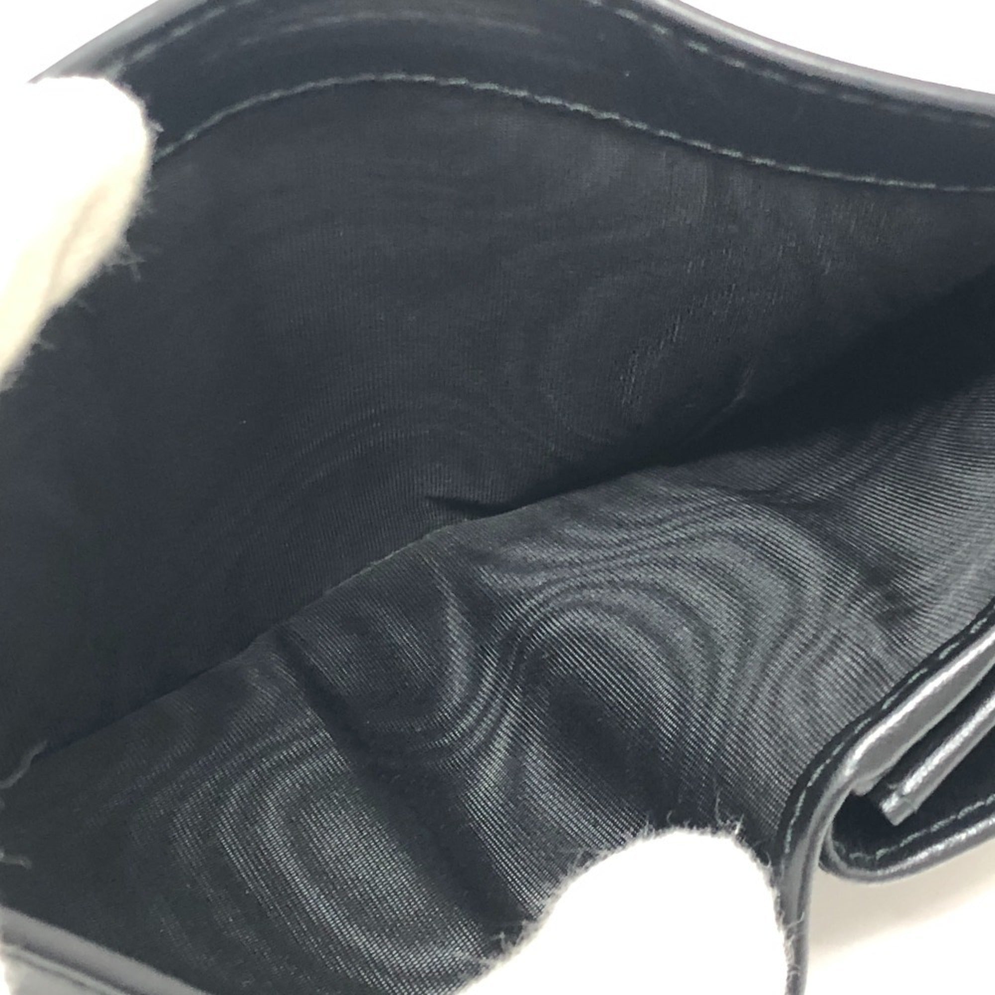 Prada Black Leather Wallet (Bi-Fold) (Pre-Owned)