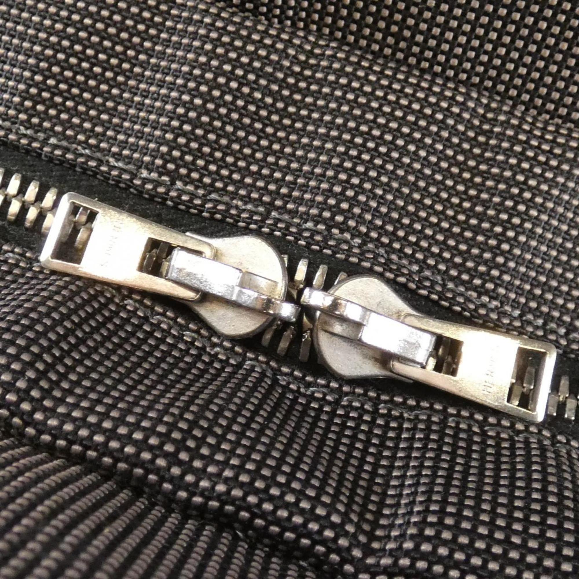 Hermes Black Canvas Handbag (Pre-Owned)