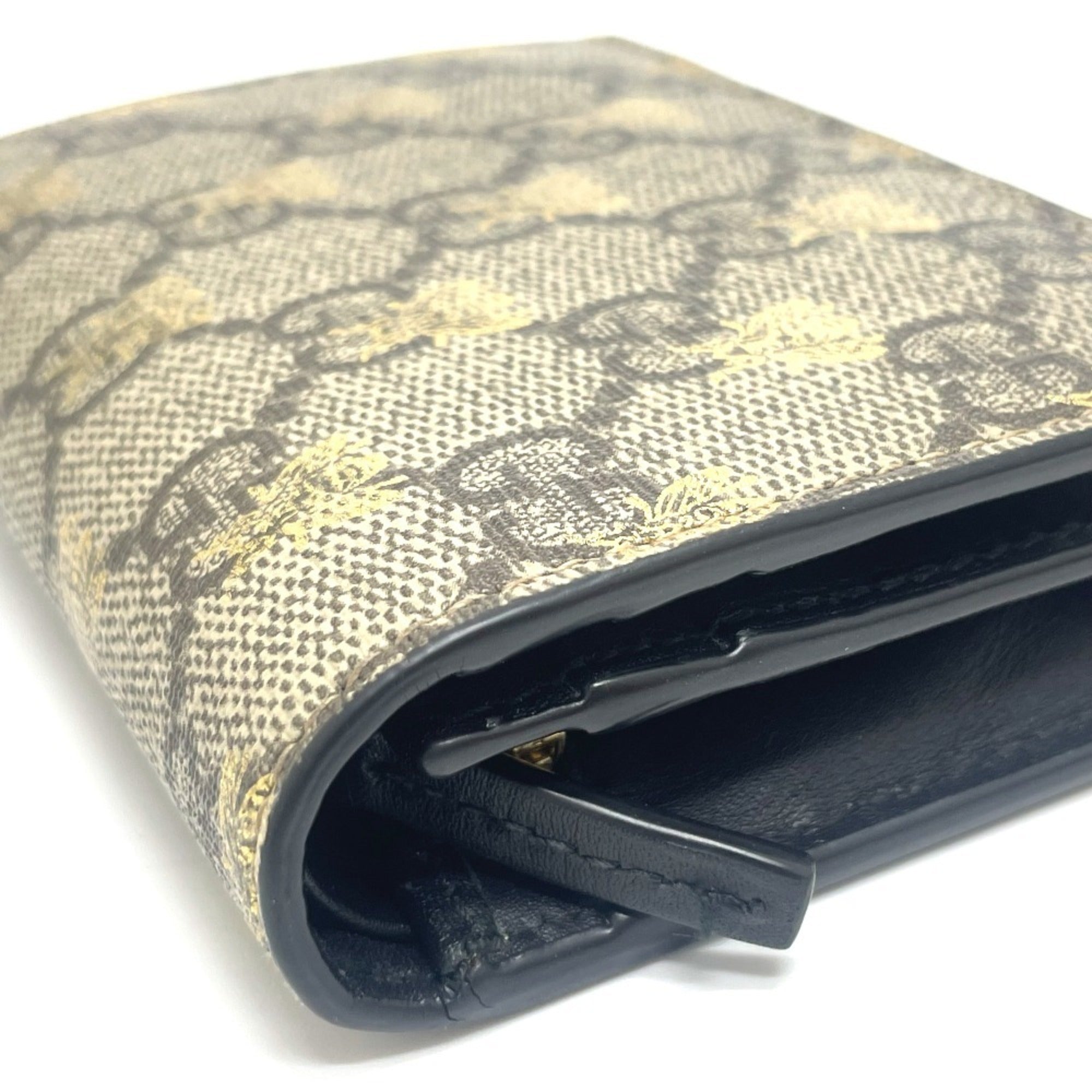 Gucci Beige Gg Supreme Wallet (Bi-Fold) (Pre-Owned)