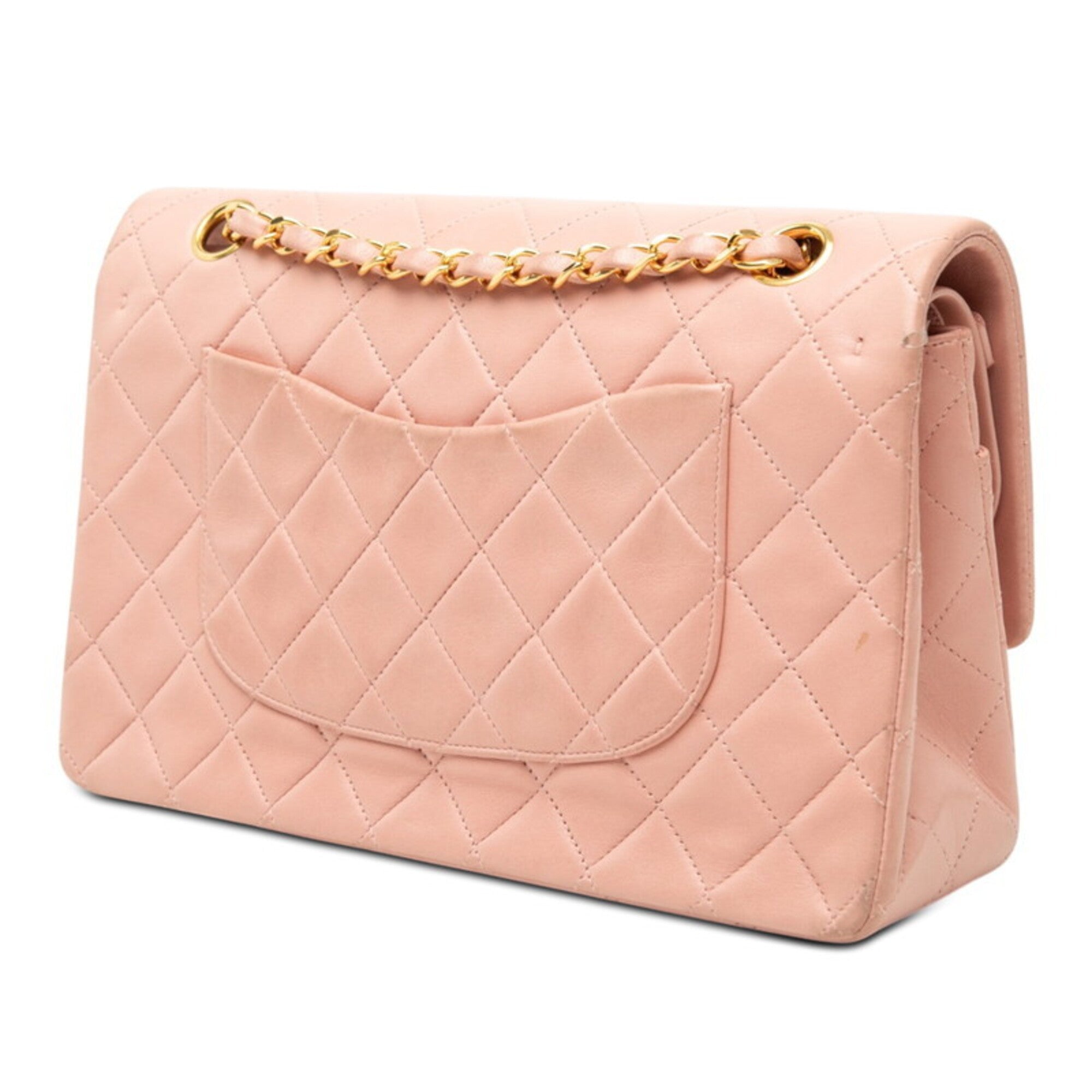 Chanel Pink Leather Shoulder Bag (Pre-Owned)