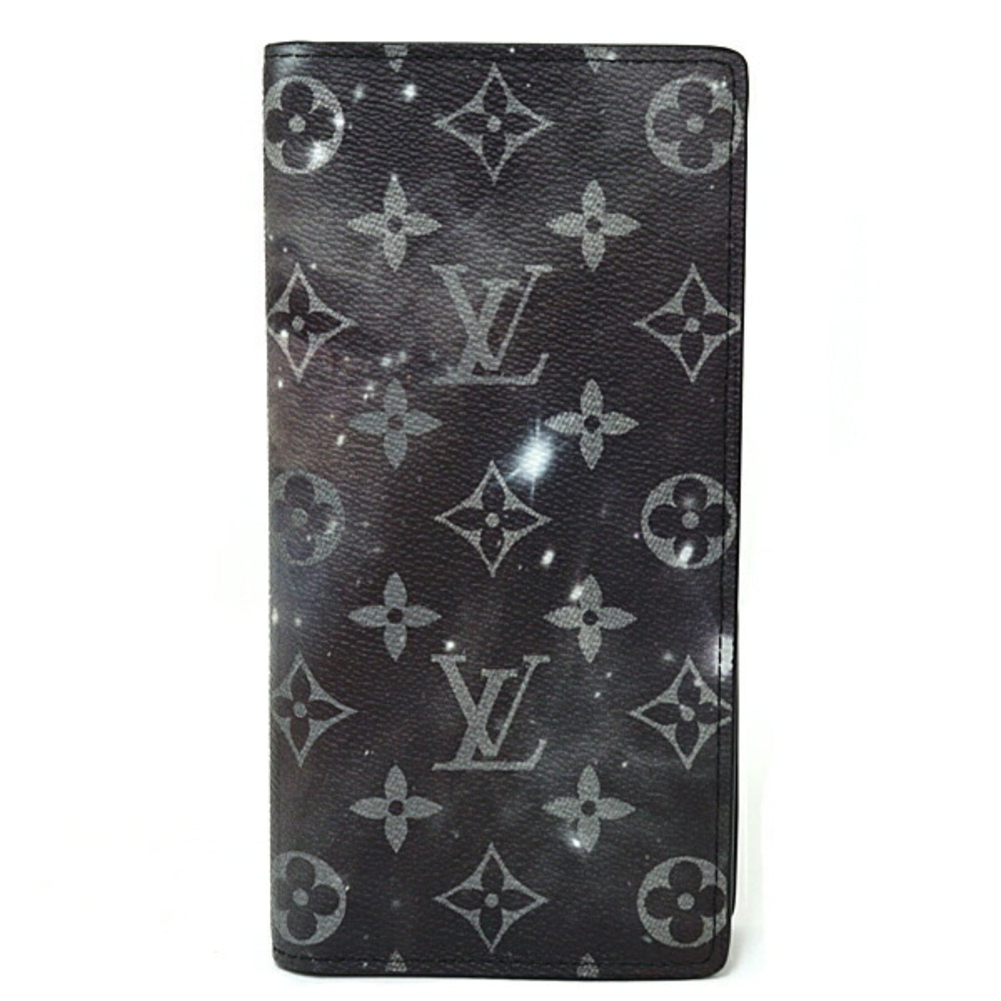 Louis Vuitton Monogram Black Gray Monogram Canvas Long Wallet (Bi-Fold) (Pre-Owned)