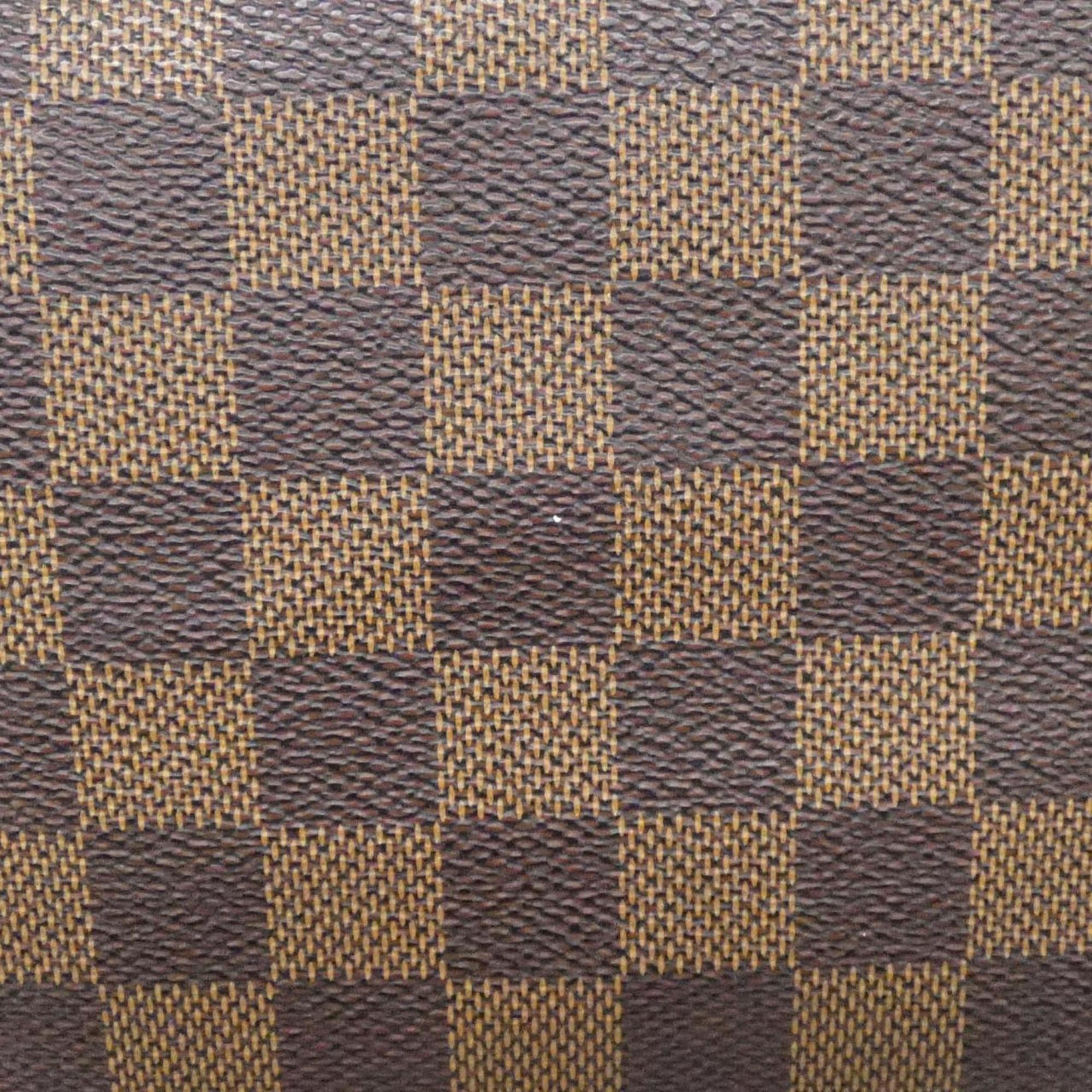 Louis Vuitton Ebene Coated Canvas Boston Bag (Pre-Owned)