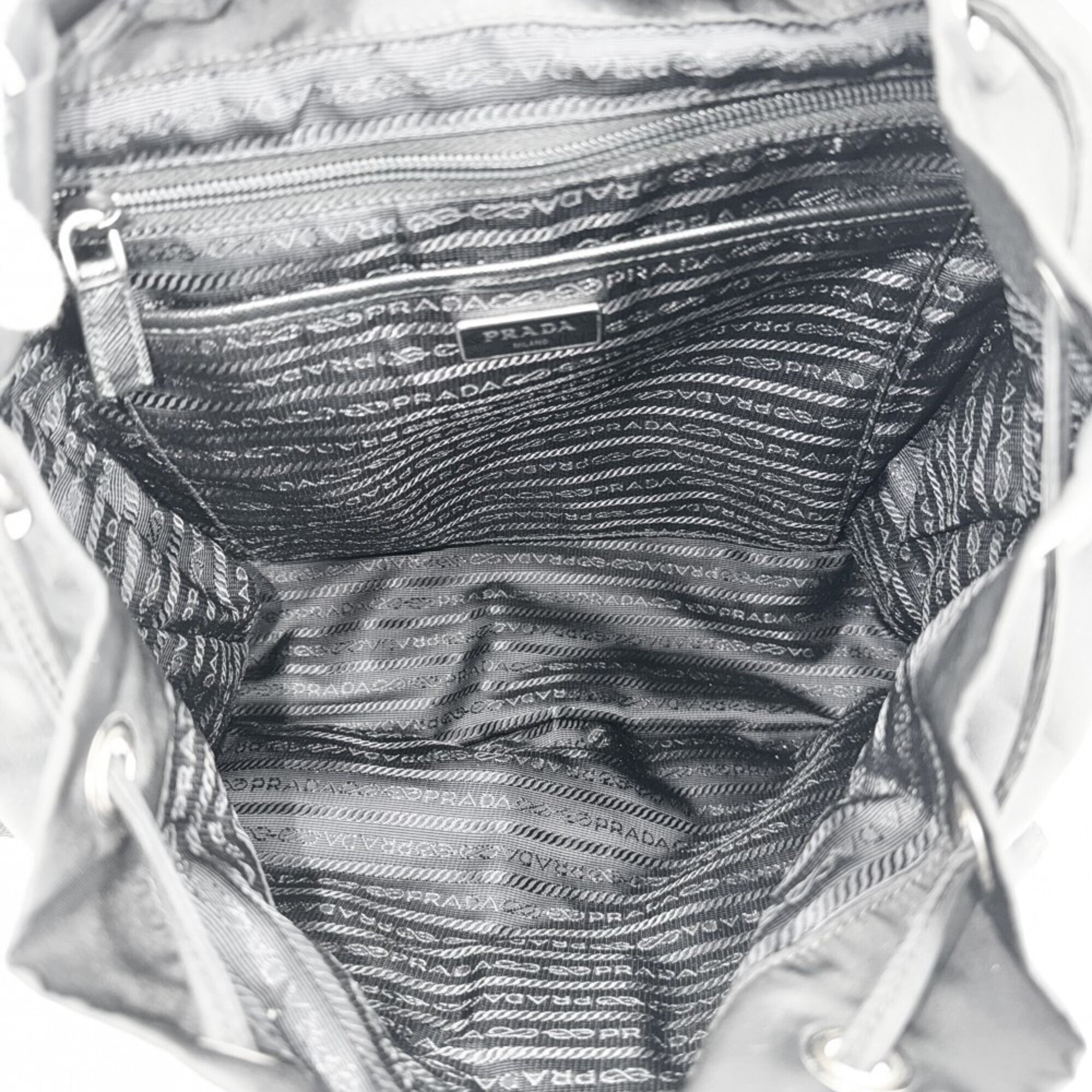 Prada Black Nylon Backpack (Pre-Owned)