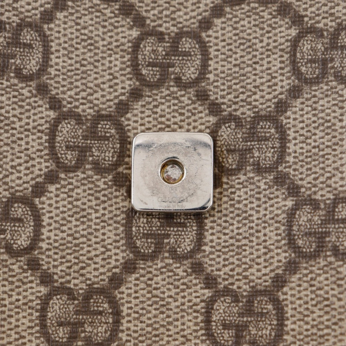 Gucci Beige Gg Supreme Shoulder Bag (Pre-Owned)