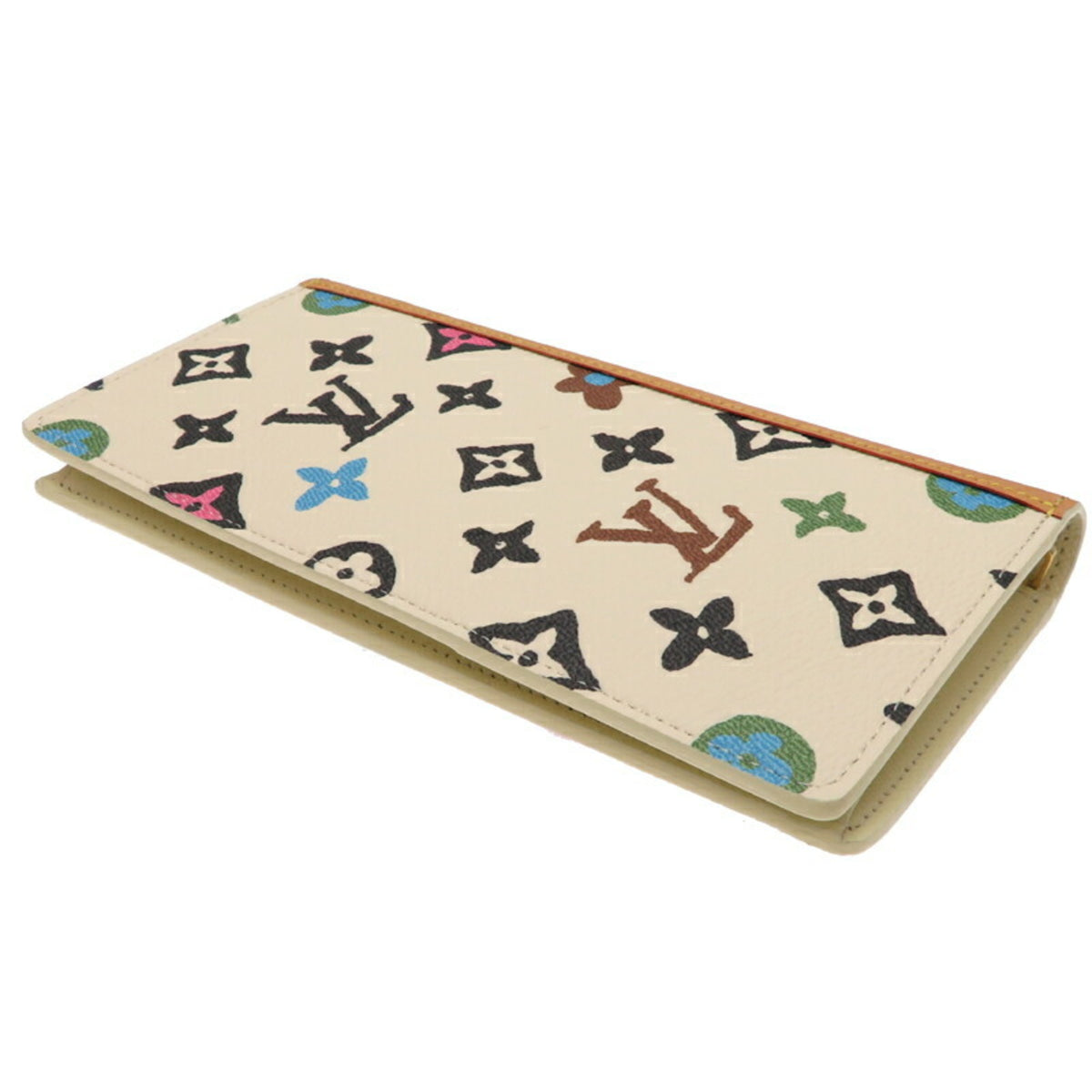 Louis Vuitton Monogram Leather Long Wallet (Bi-Fold) (Pre-Owned)