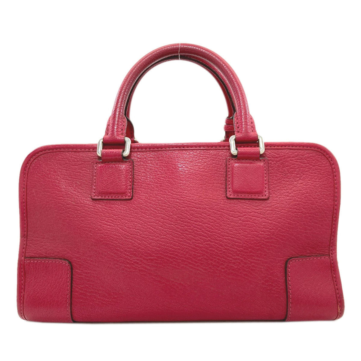 Loewe Red Color Leather Handbag (Pre-Owned)