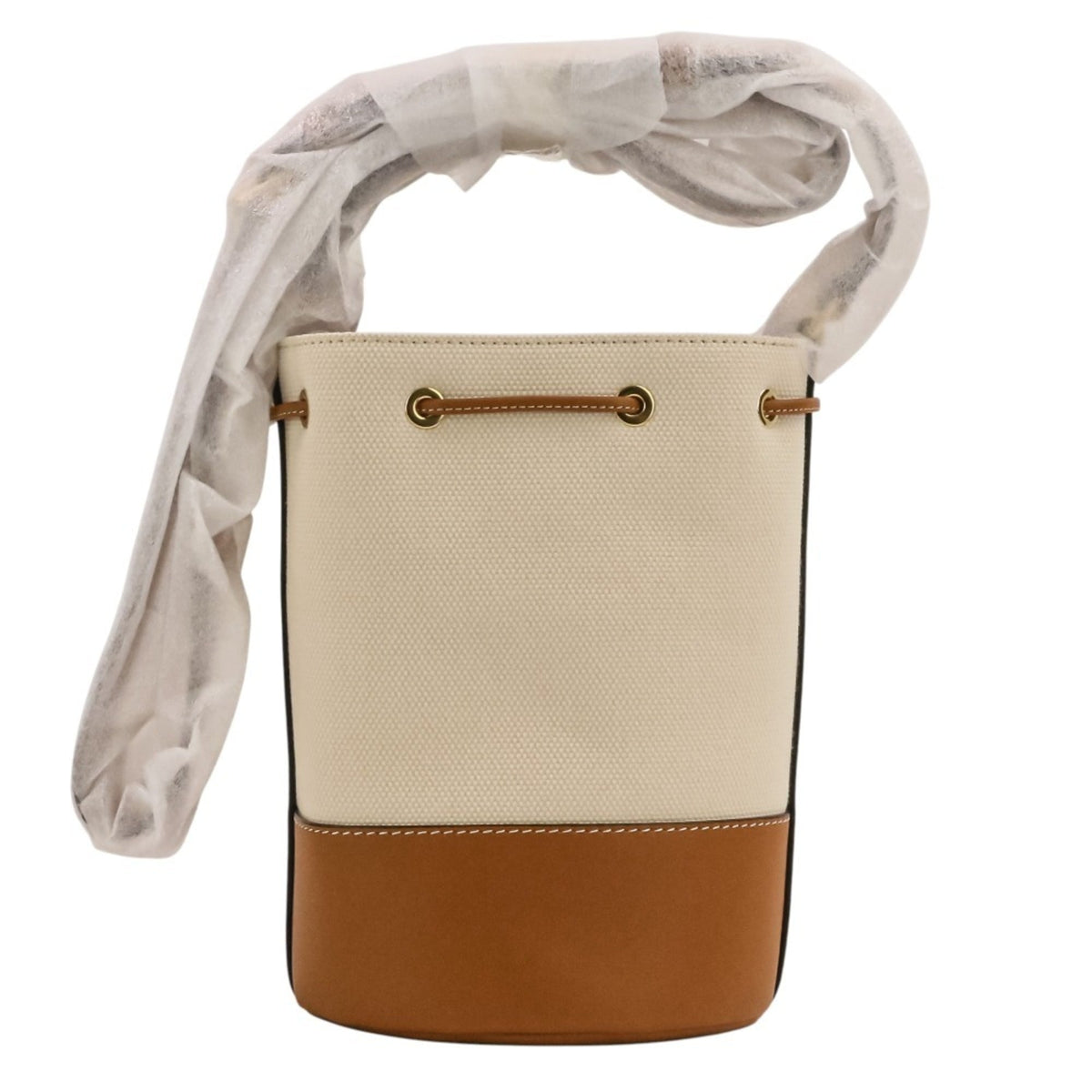 Burberry Brown Canvas Leather Shoulder Bag (Pre-Owned)