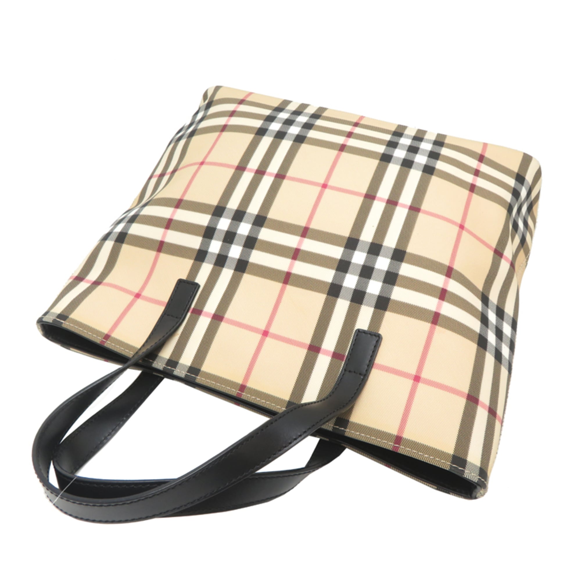 Burberry Brown Pvc Handbag (Pre-Owned)