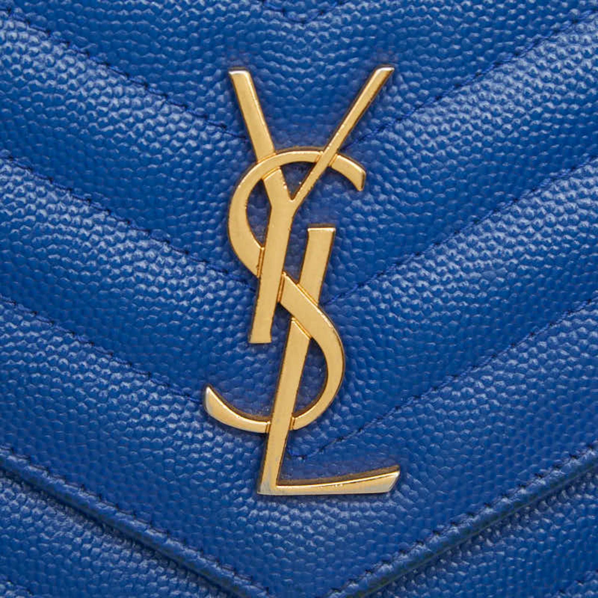 Saint Laurent Blue Leather Shoulder Bag (Pre-Owned)