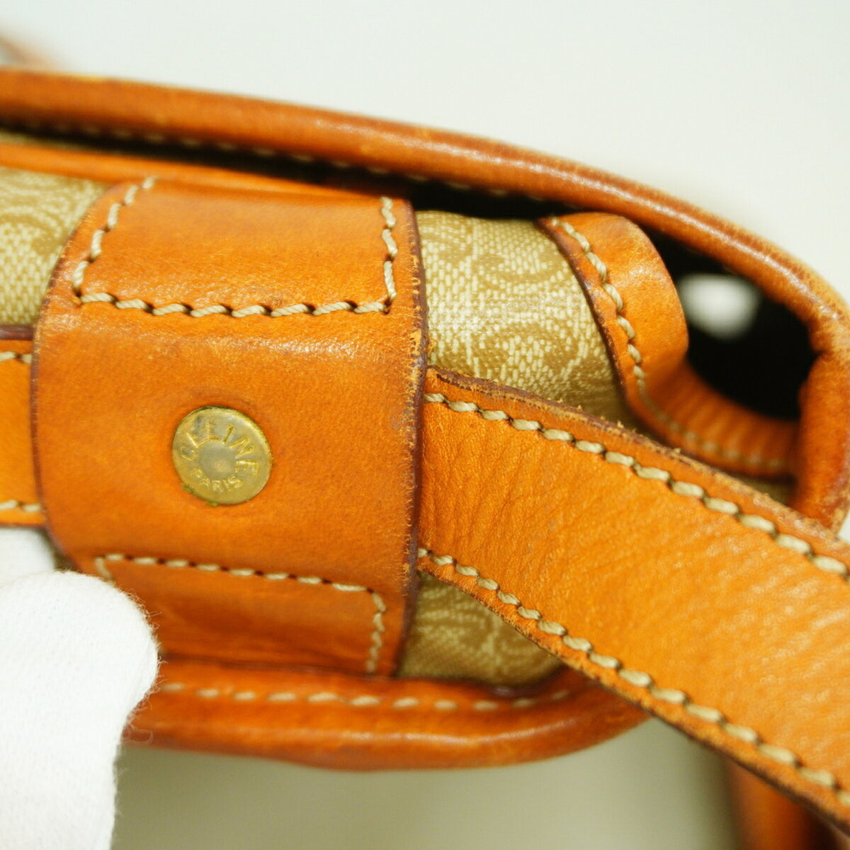 Celine Beige Pvc Shoulder Bag (Pre-Owned)