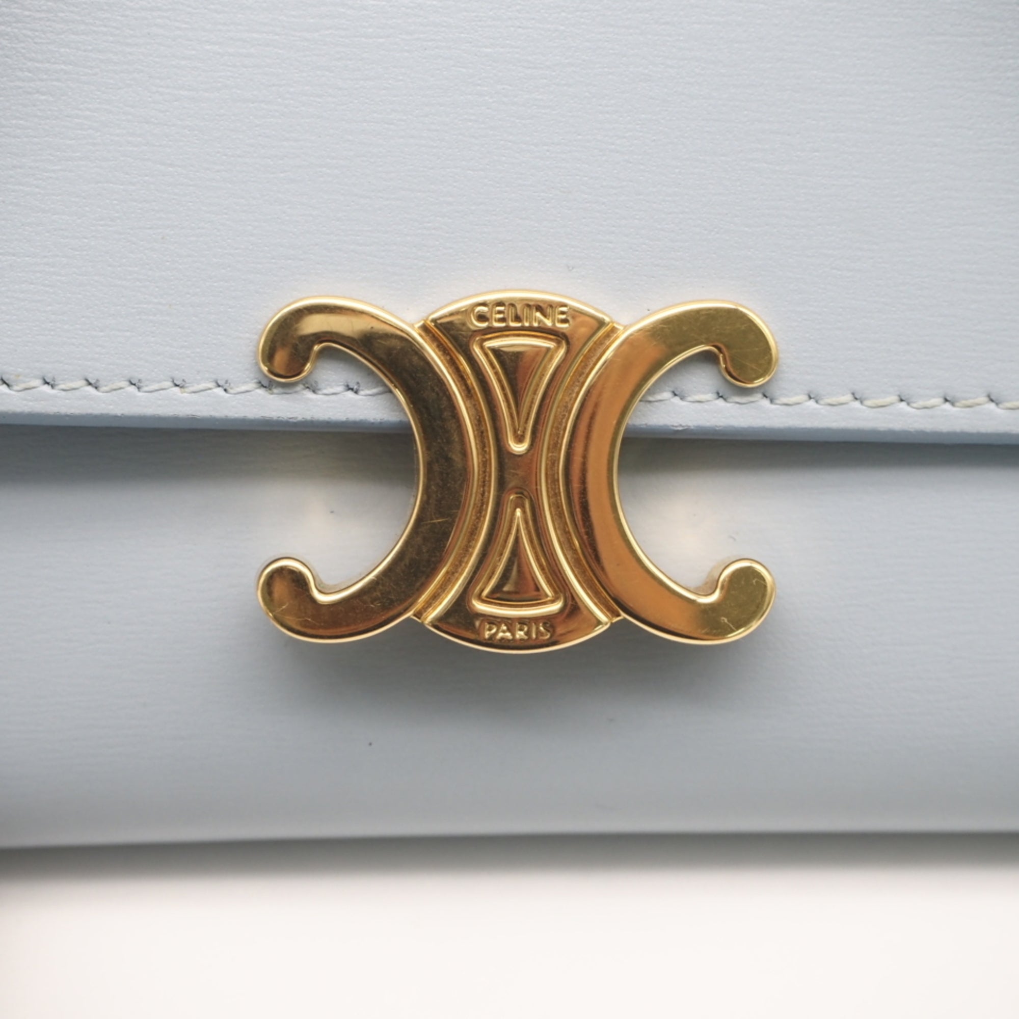 Celine Blue Wallet (Tri-Fold) (Pre-Owned)