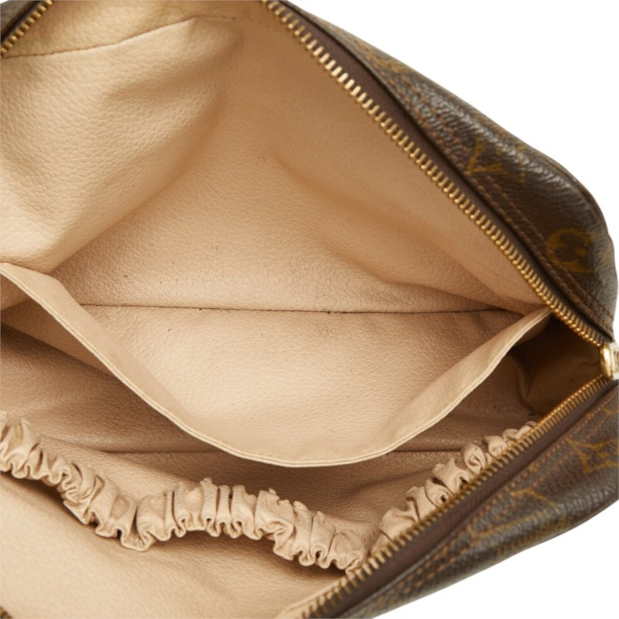 Louis Vuitton Brown Monogram Monogram Clutch Bag Handbag Pouch (Pre-Owned)