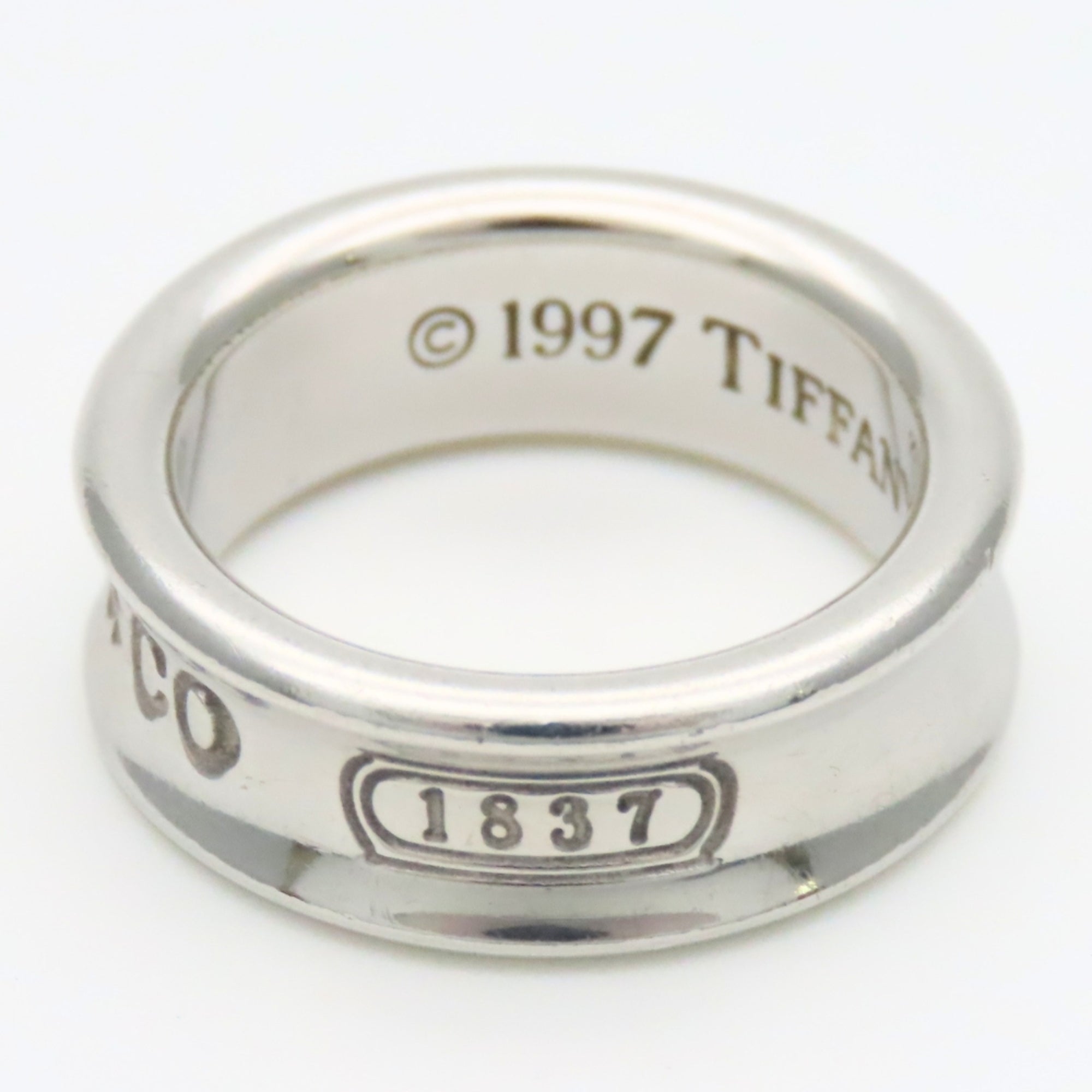 Tiffany Silver Silver 925 Band Ring (Pre-Owned)