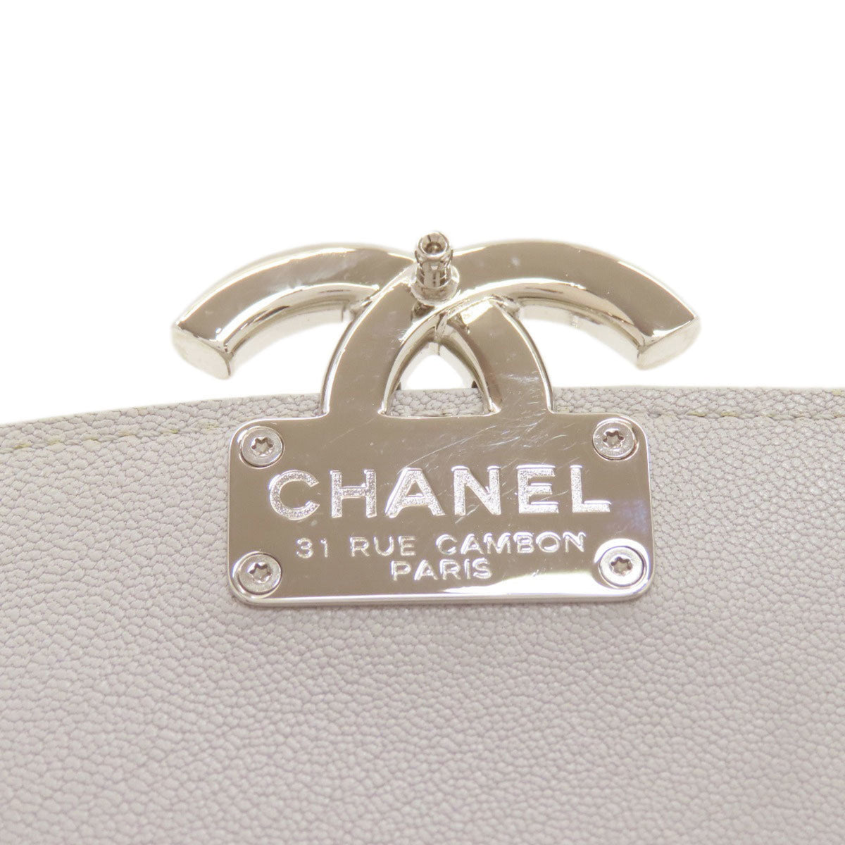 Chanel Gray Shoulder Bag (Pre-Owned)