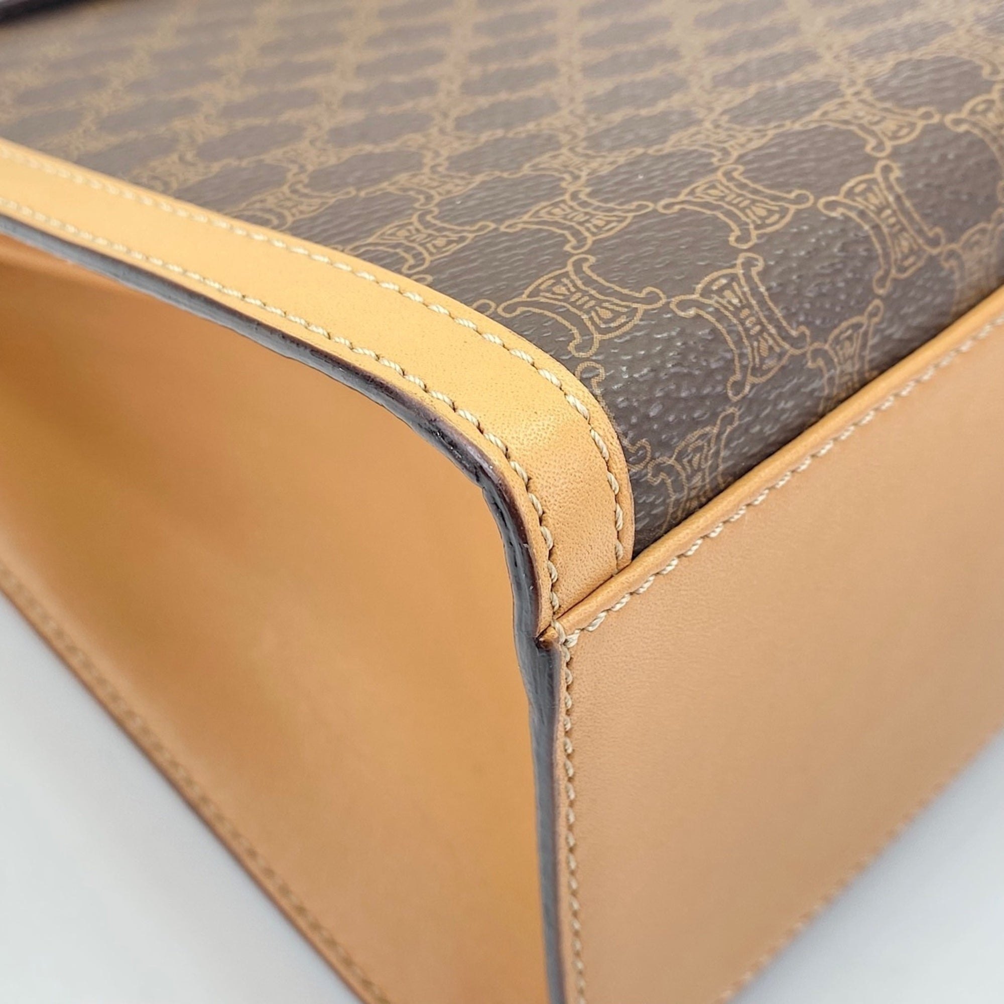 Celine Macadam Brown Handbag (Pre-Owned)