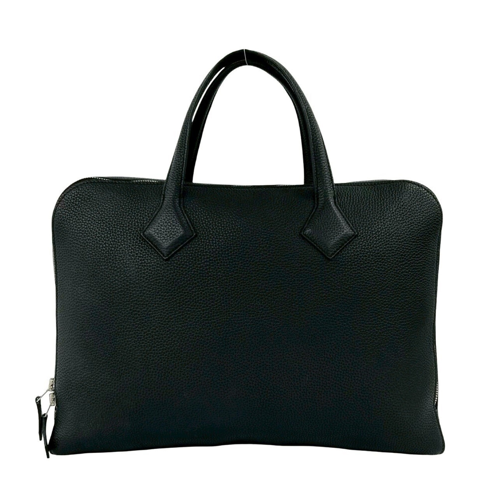 Hermes Black Togo Leather Briefcase (Pre-Owned)