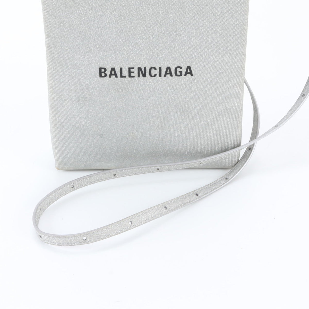 Balenciaga Black Silver Handbag Shoulder Bag (Pre-Owned)