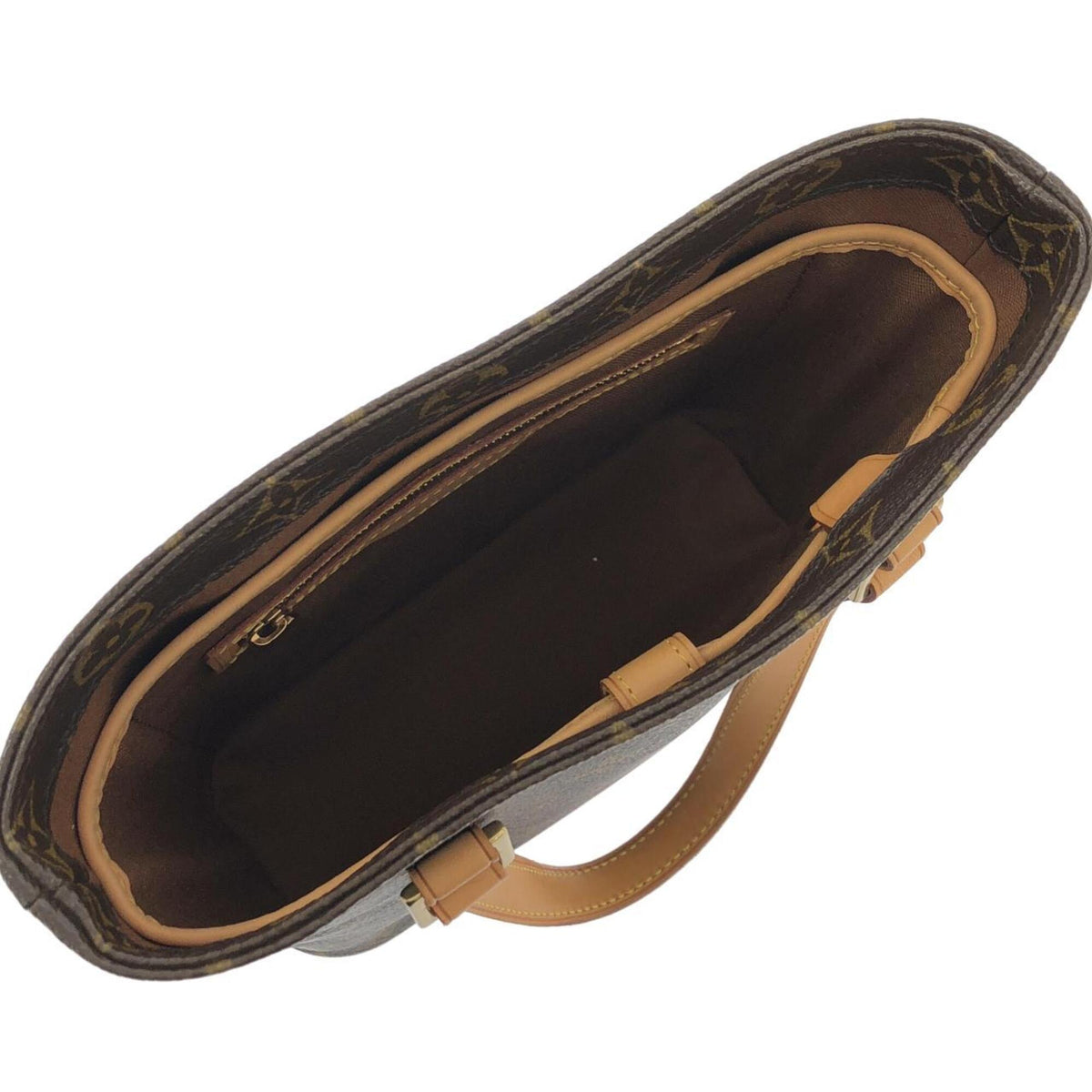 Louis Vuitton Marron Coated Canvas Handbag (Pre-Owned)