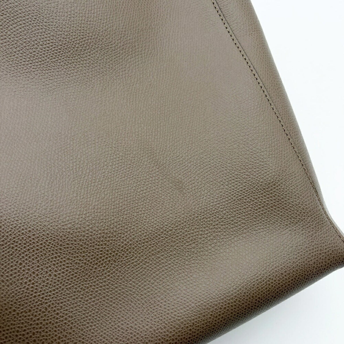 Celine Grayish Leather Shoulder Bag Tote Bag (Pre-Owned)