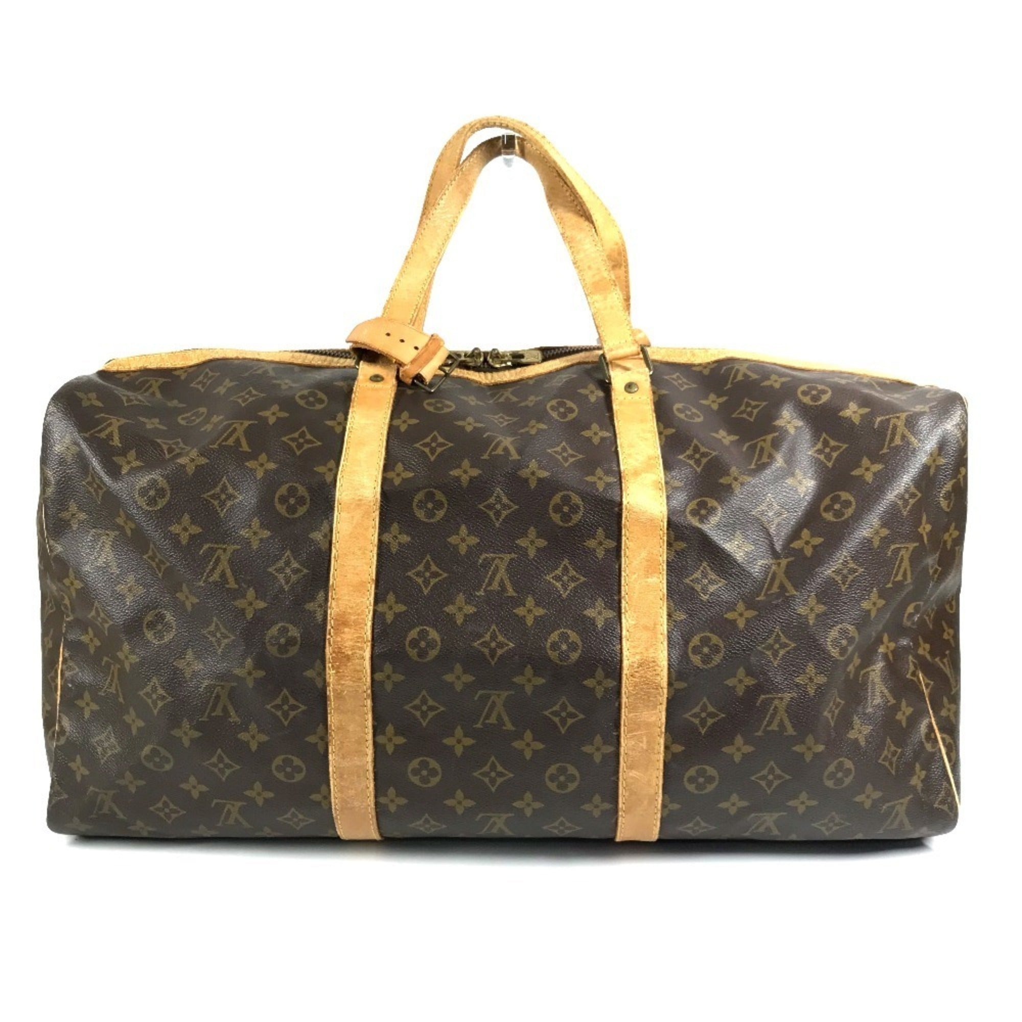 Louis Vuitton Brown Monogram Canvas Boston Bag Handbag (Pre-Owned)
