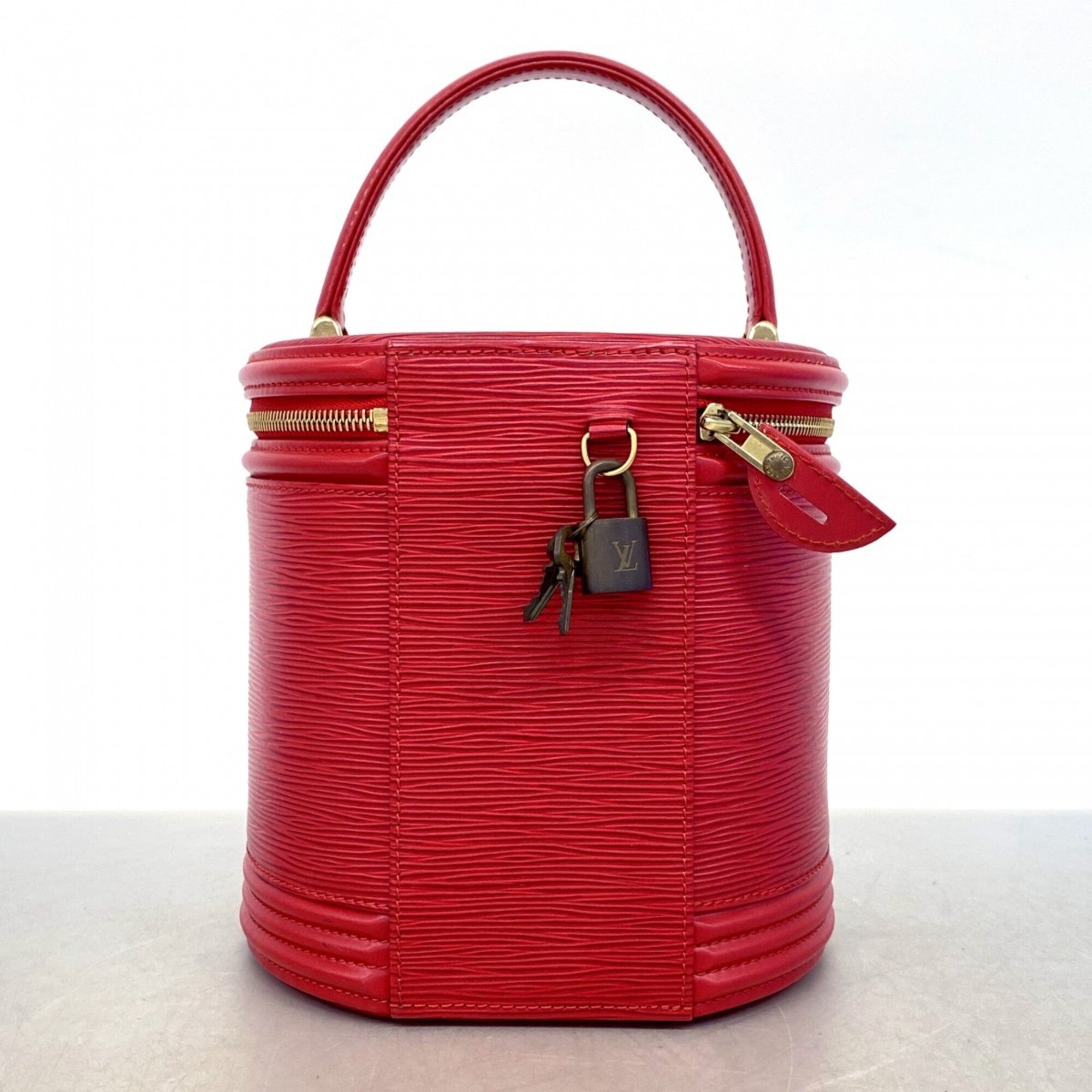 Louis Vuitton Castilian Red Handbag (Pre-Owned)