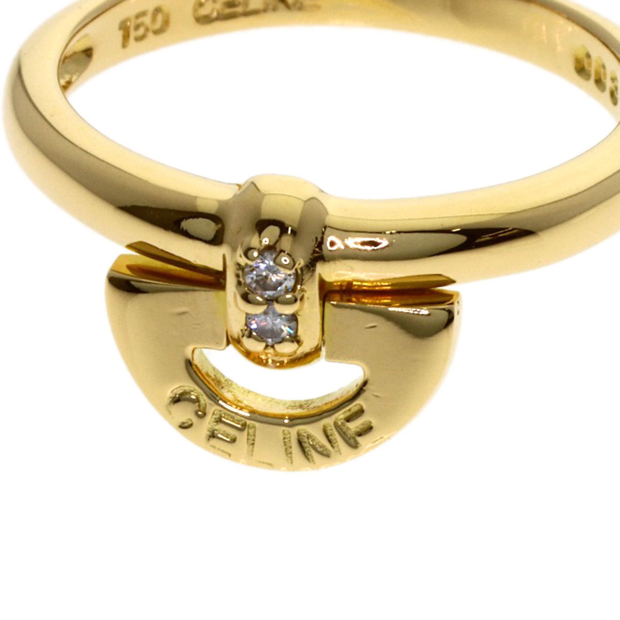 Celine Yellow Gold (18K) Band Ring (Pre-Owned)