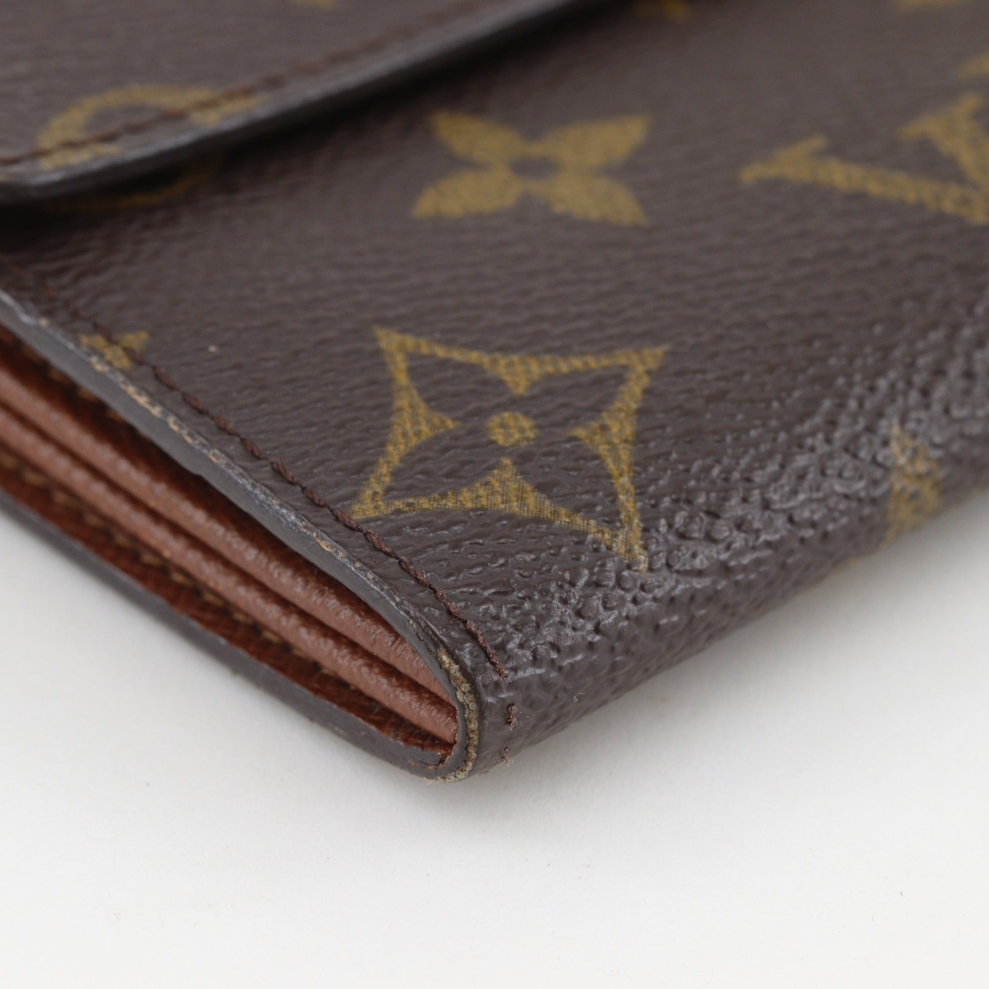 Louis Vuitton Monogram Brown Monogram Long Wallet (Bi-Fold) (Pre-Owned)