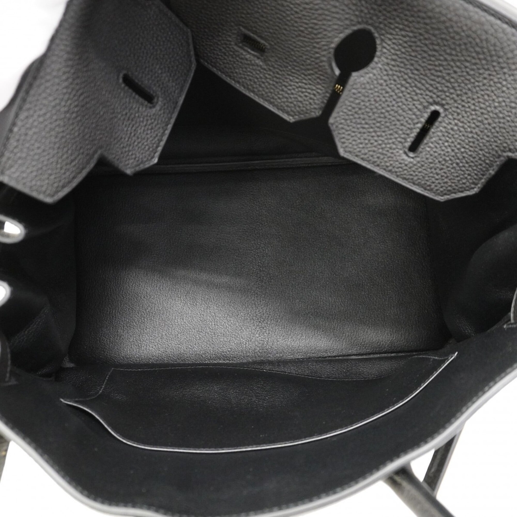 Hermes Black Togo Leather Handbag (Pre-Owned)