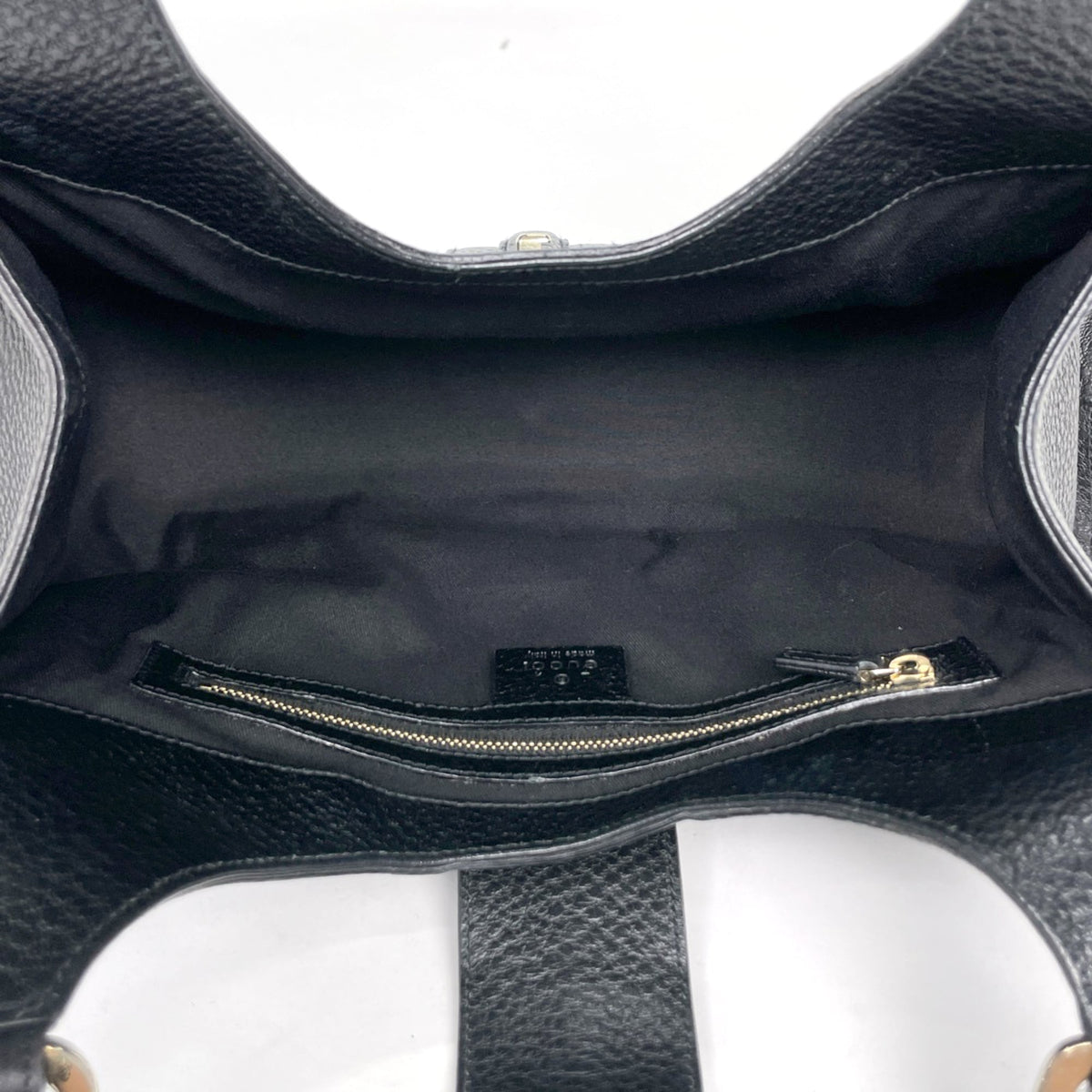 Gucci Black Leather Shoulder Bag (Pre-Owned)