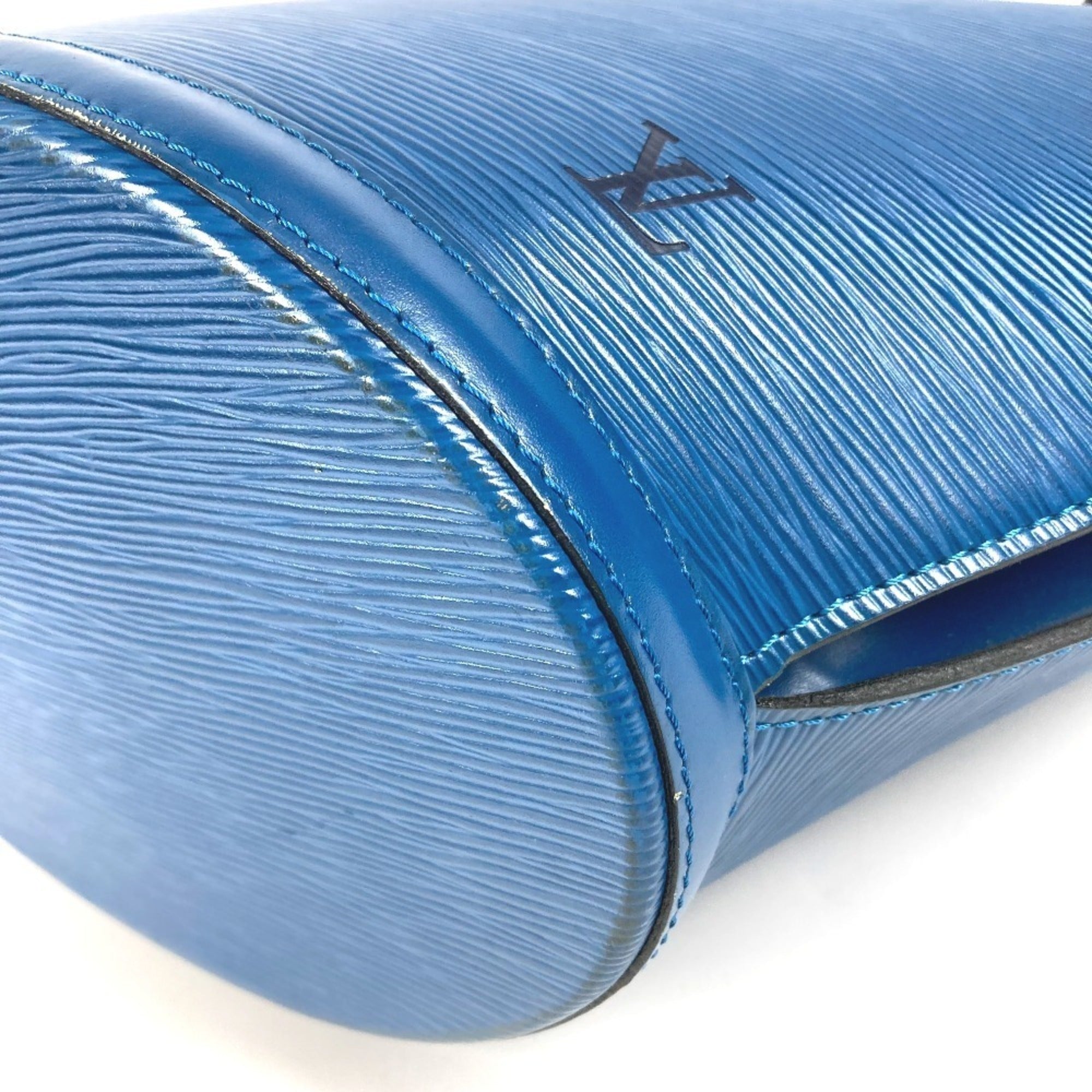 Louis Vuitton Blue Toledo Blue Epi Leather Shoulder Bag Tote Bag (Pre-Owned)