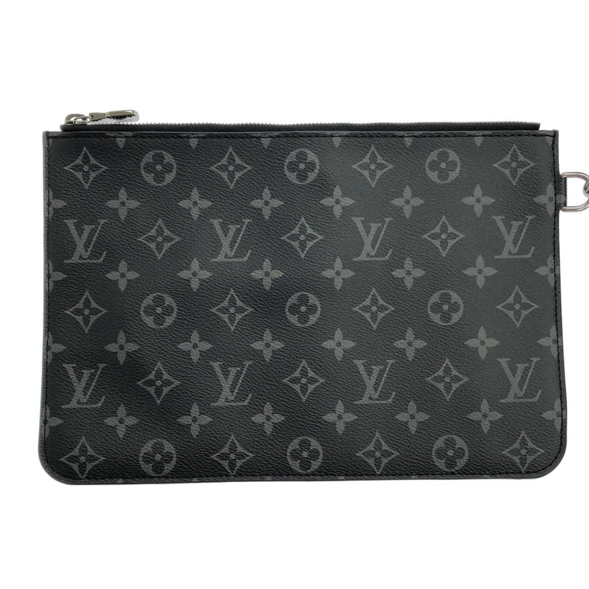 Louis Vuitton Black Coated Canvas Handbag (Pre-Owned)