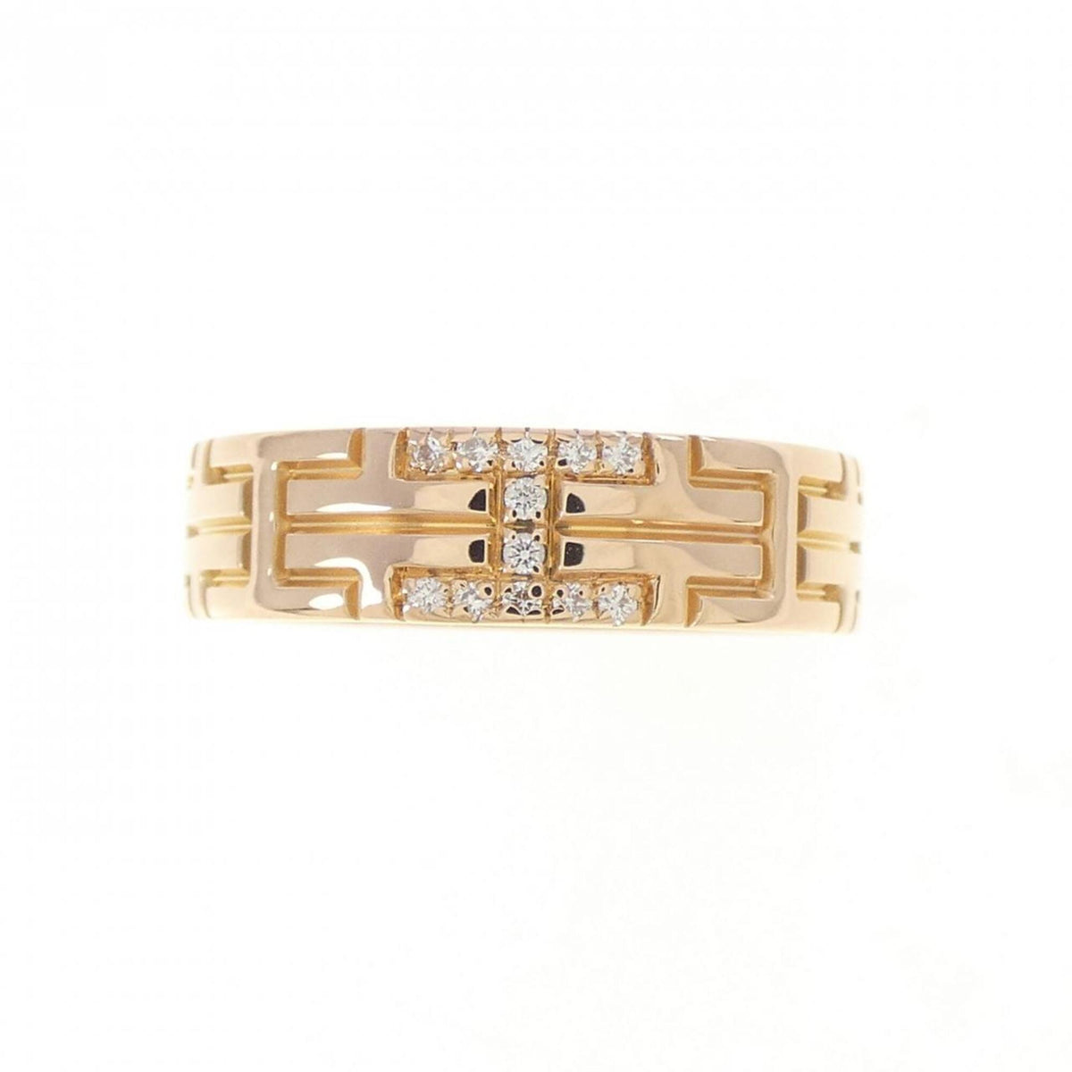 Hermes Pink Gold (18K) Band Ring (Pre-Owned)