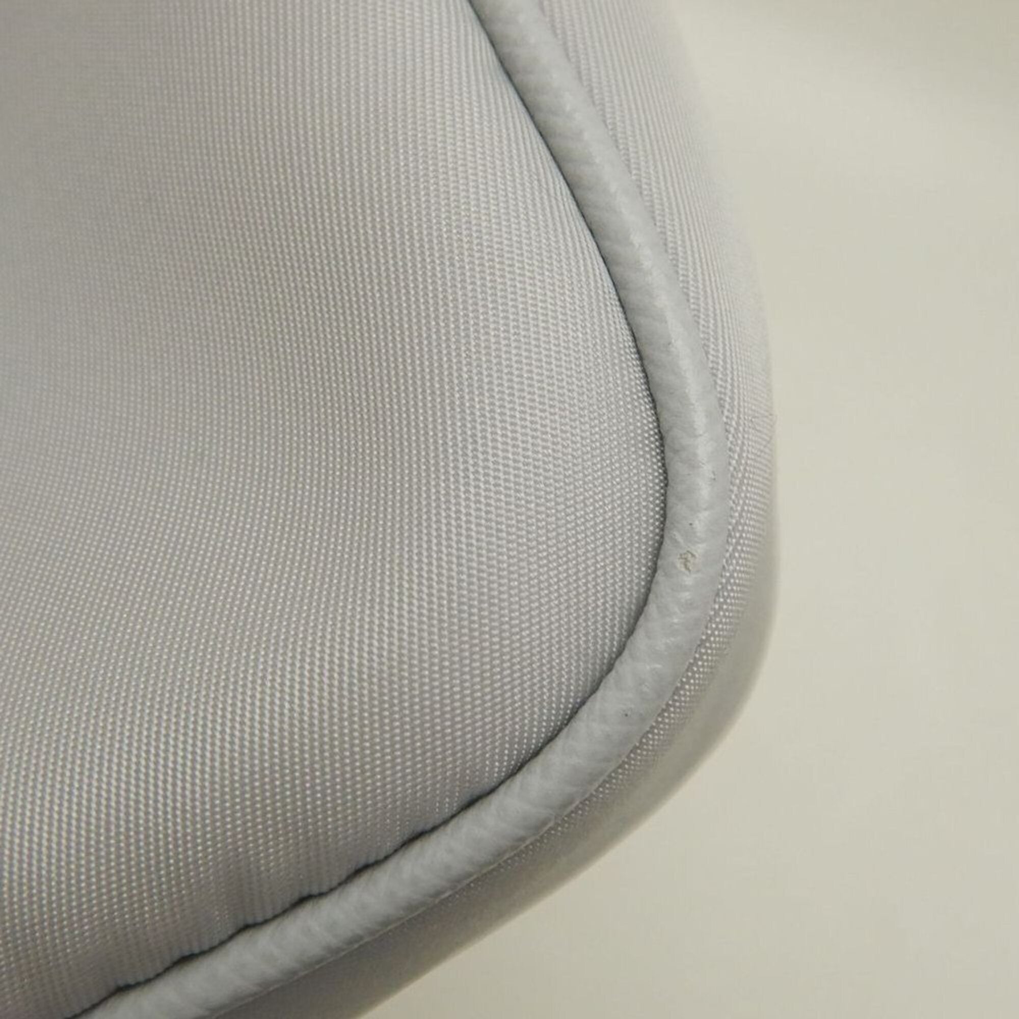 Prada Silver Nylon Shoulder Bag (Pre-Owned)