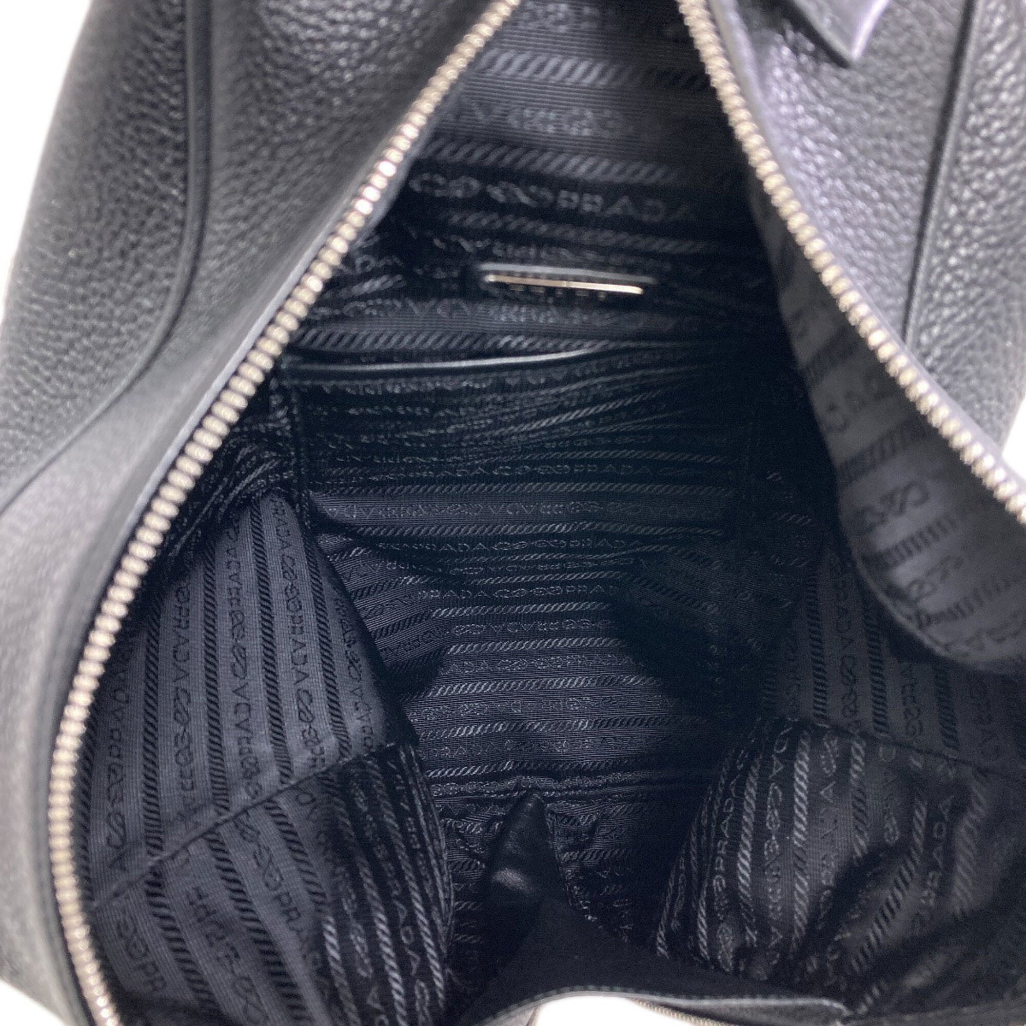 Prada Black Leather Backpack (Pre-Owned)