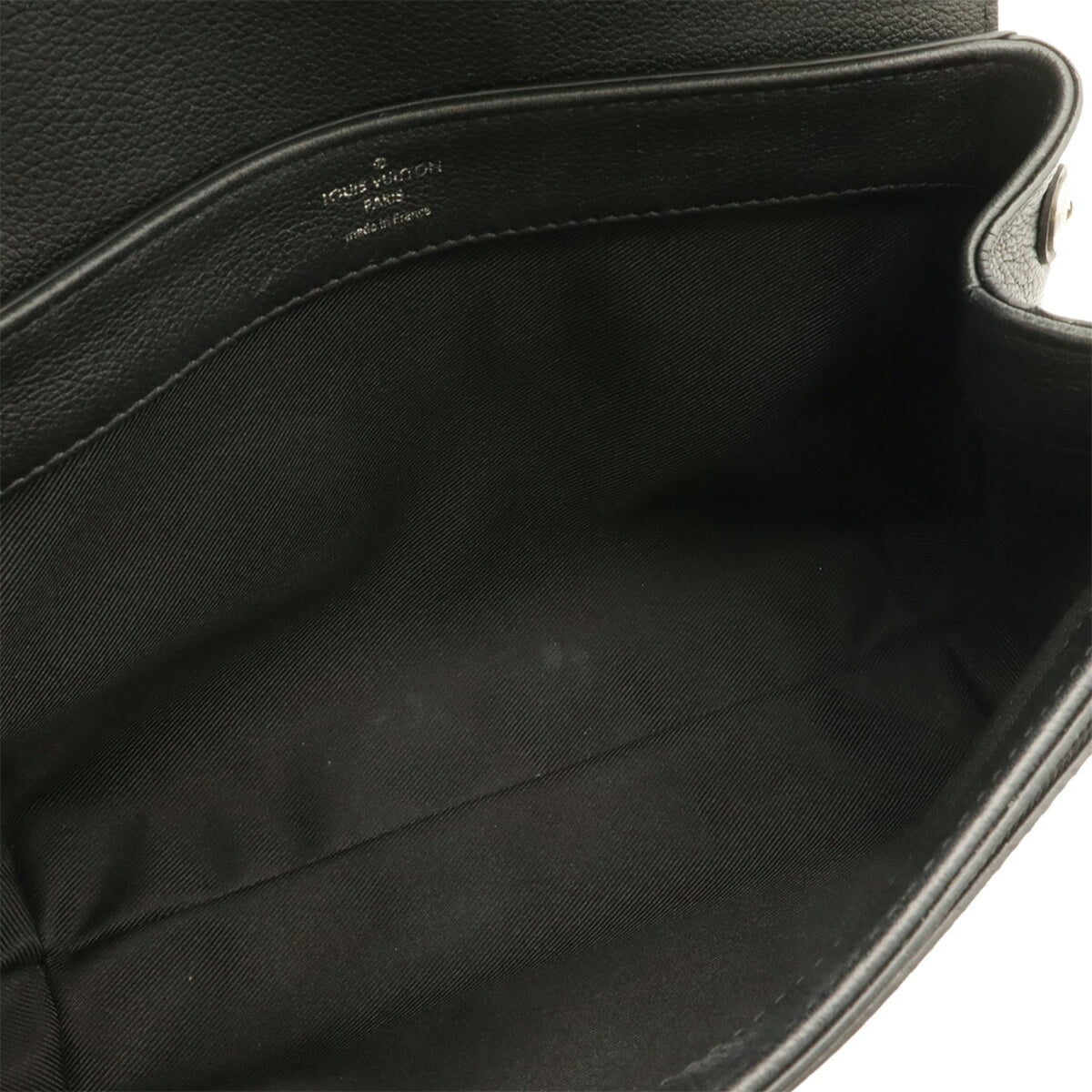 Louis Vuitton Black Noir White Handbag Shoulder Bag (Pre-Owned)