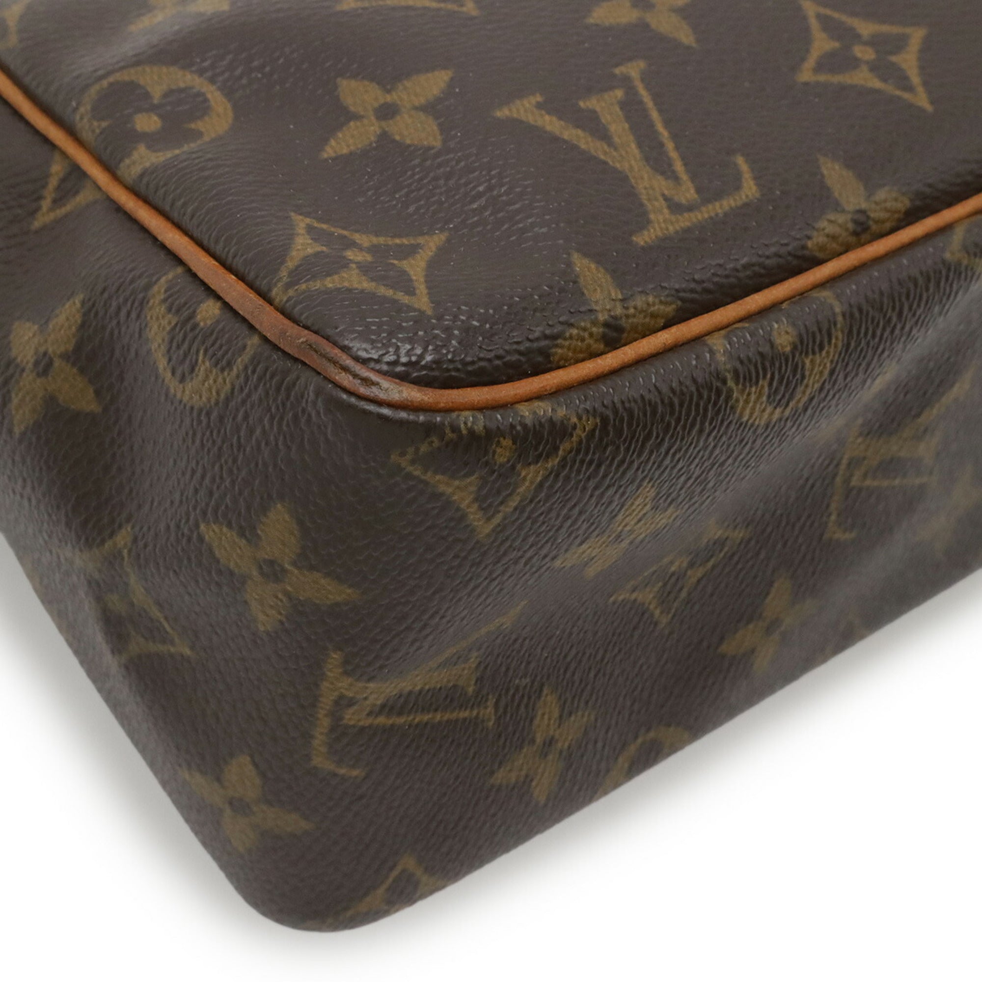 Louis Vuitton Brown Monogram Monogram Pochette Shoulder Bag (Pre-Owned)