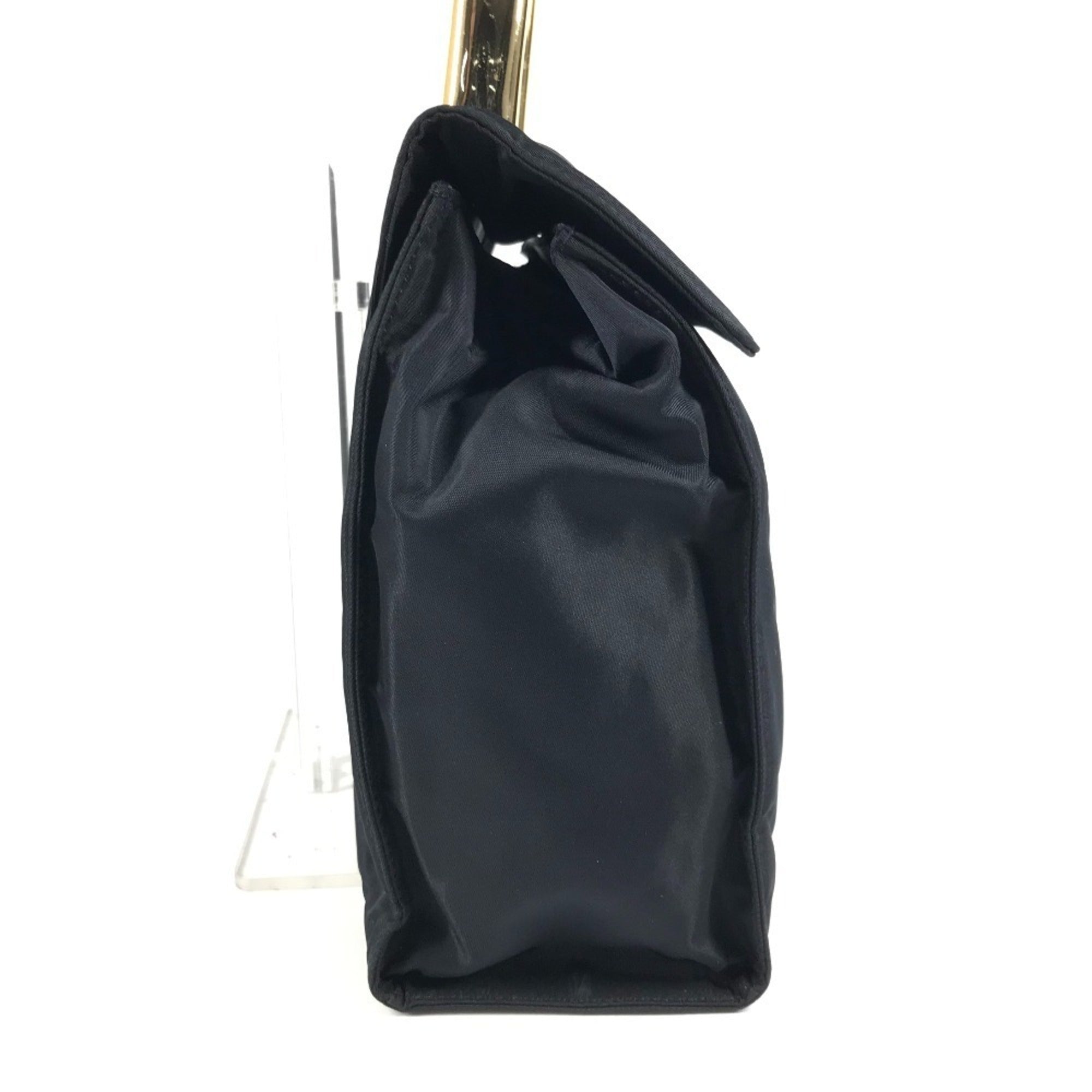 Prada Navy Nylon Handbag Tote Bag (Pre-Owned)