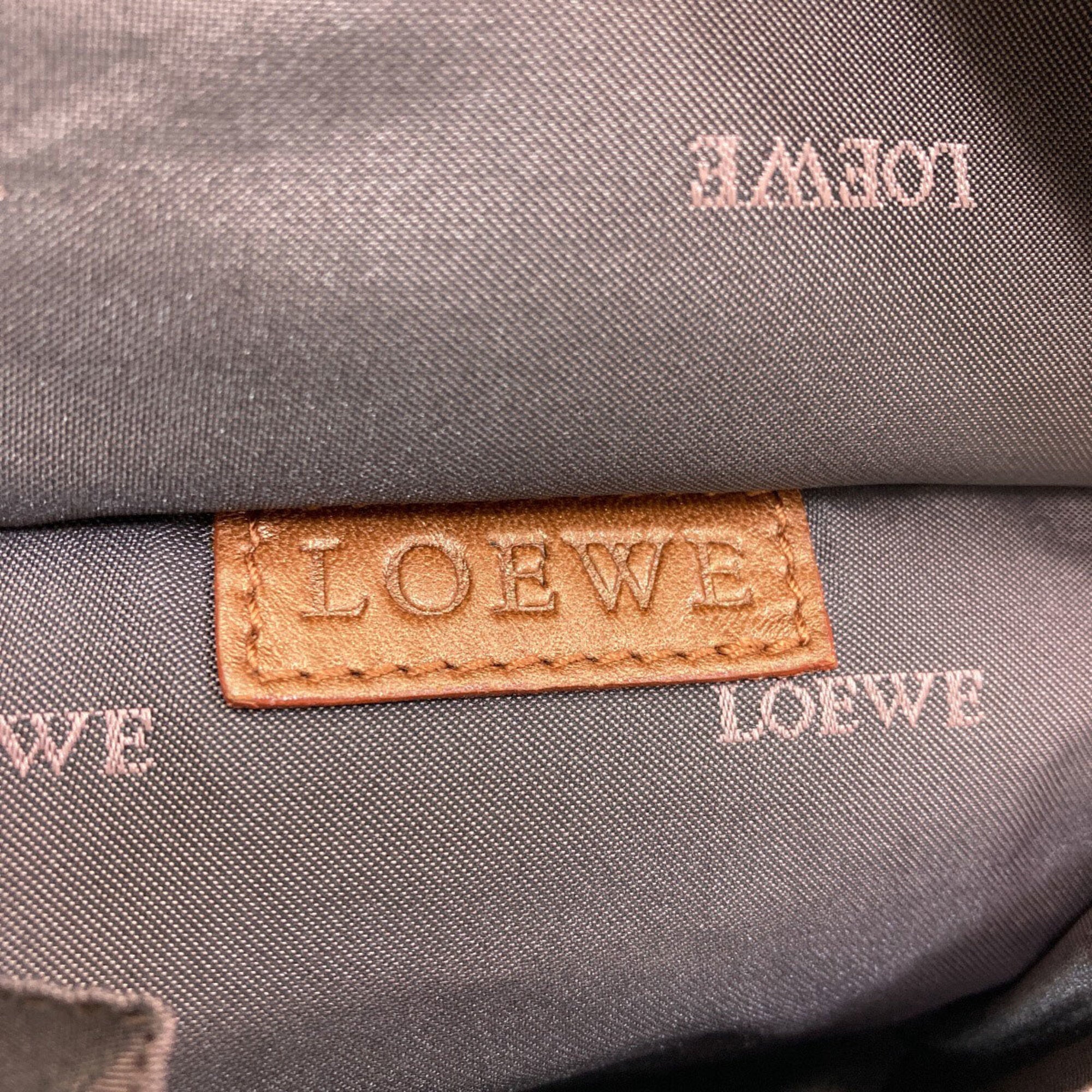 Loewe Nappa Aire Gold Leather Handbag (Pre-Owned)