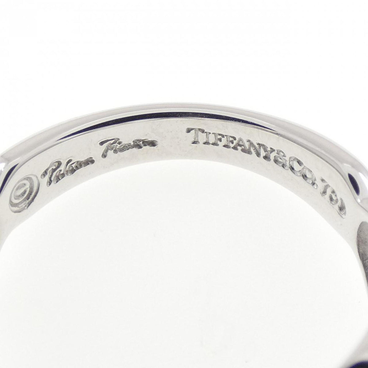 Tiffany White Gold (18K) Band Ring (Pre-Owned)